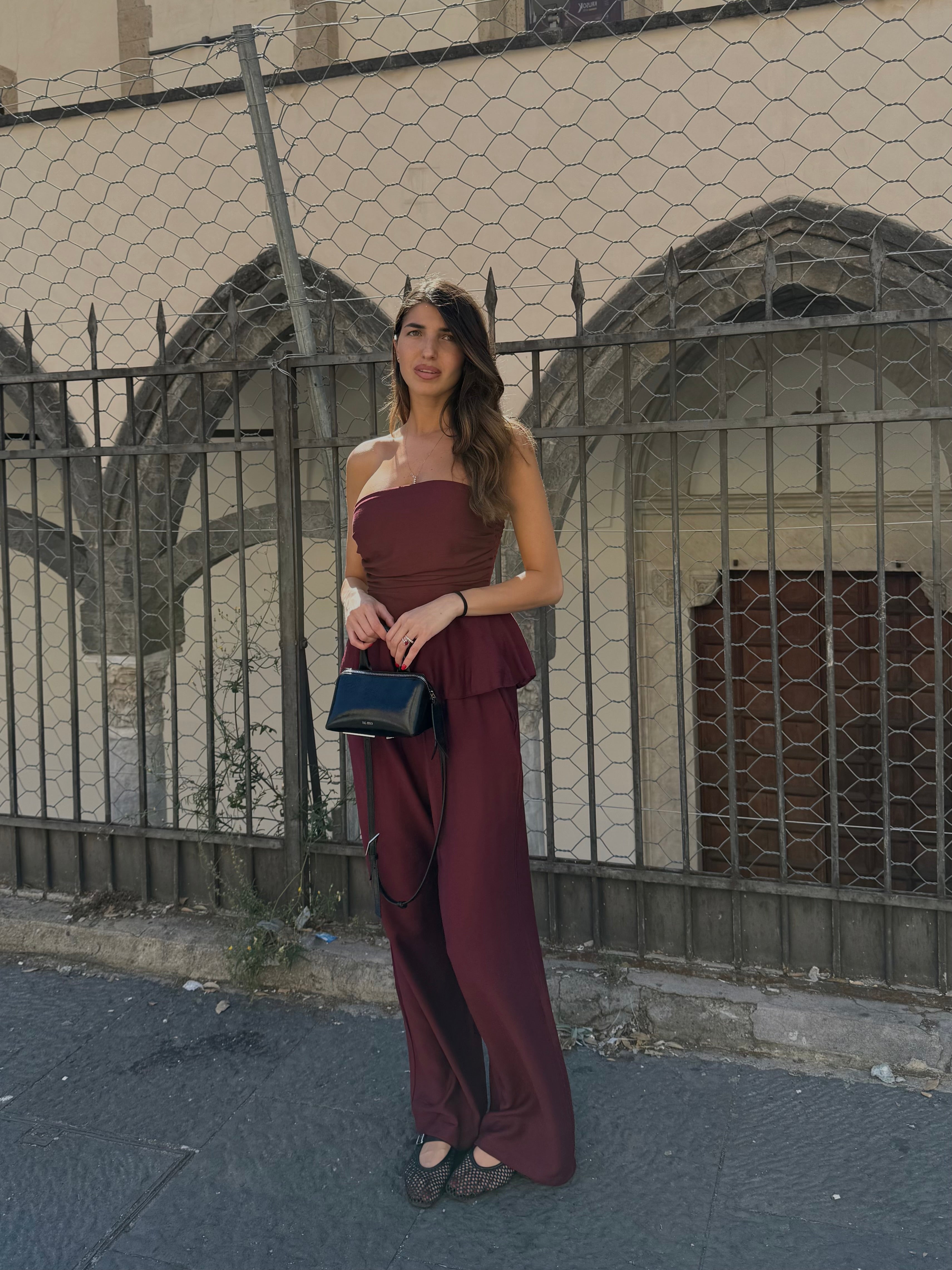 Coordinato Amalfi Bordeaux - LadyB Shop Online