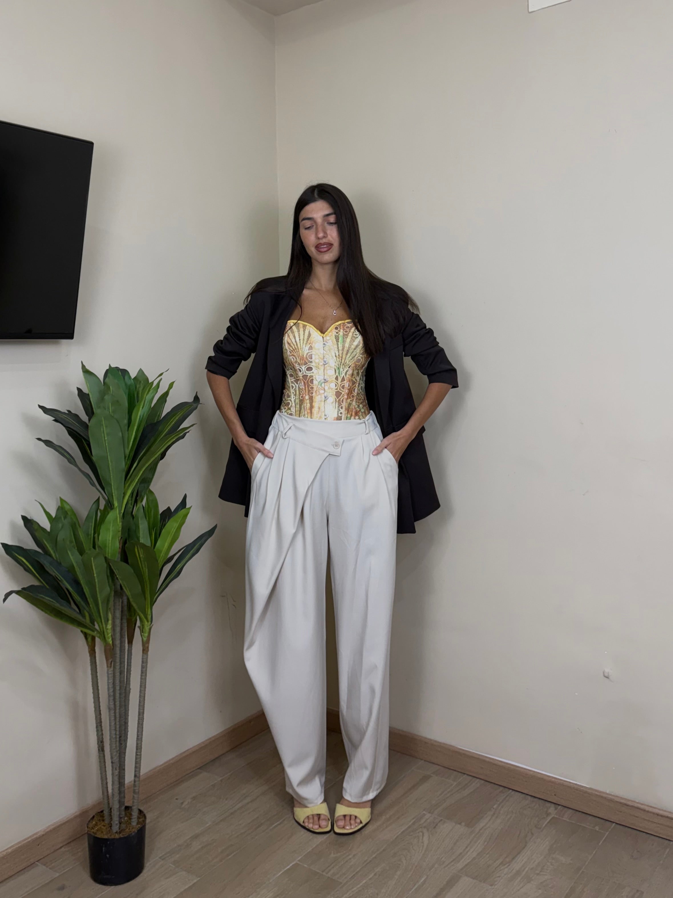 Pantalone Sabina beige