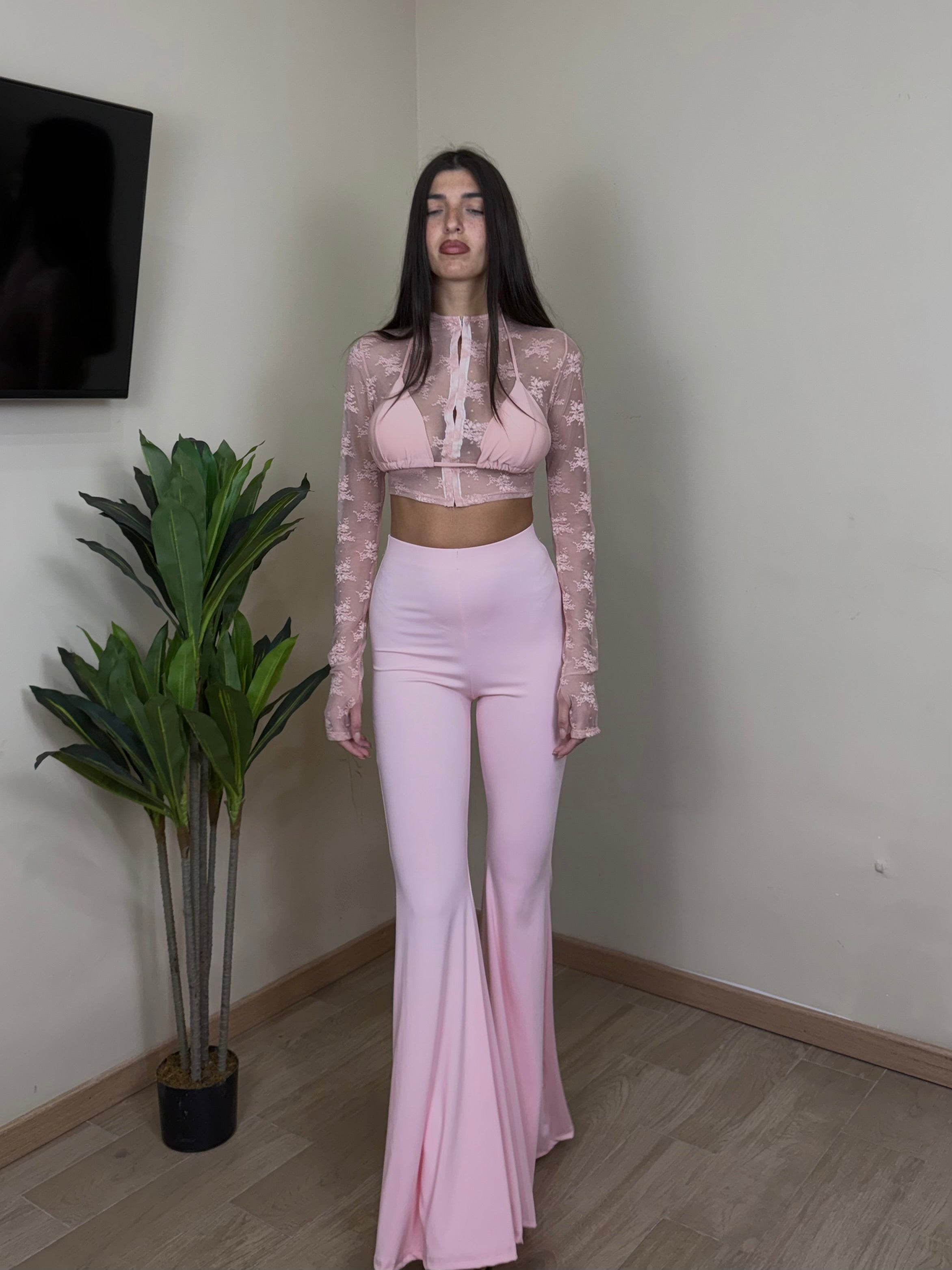 Coordinato Tania rosa