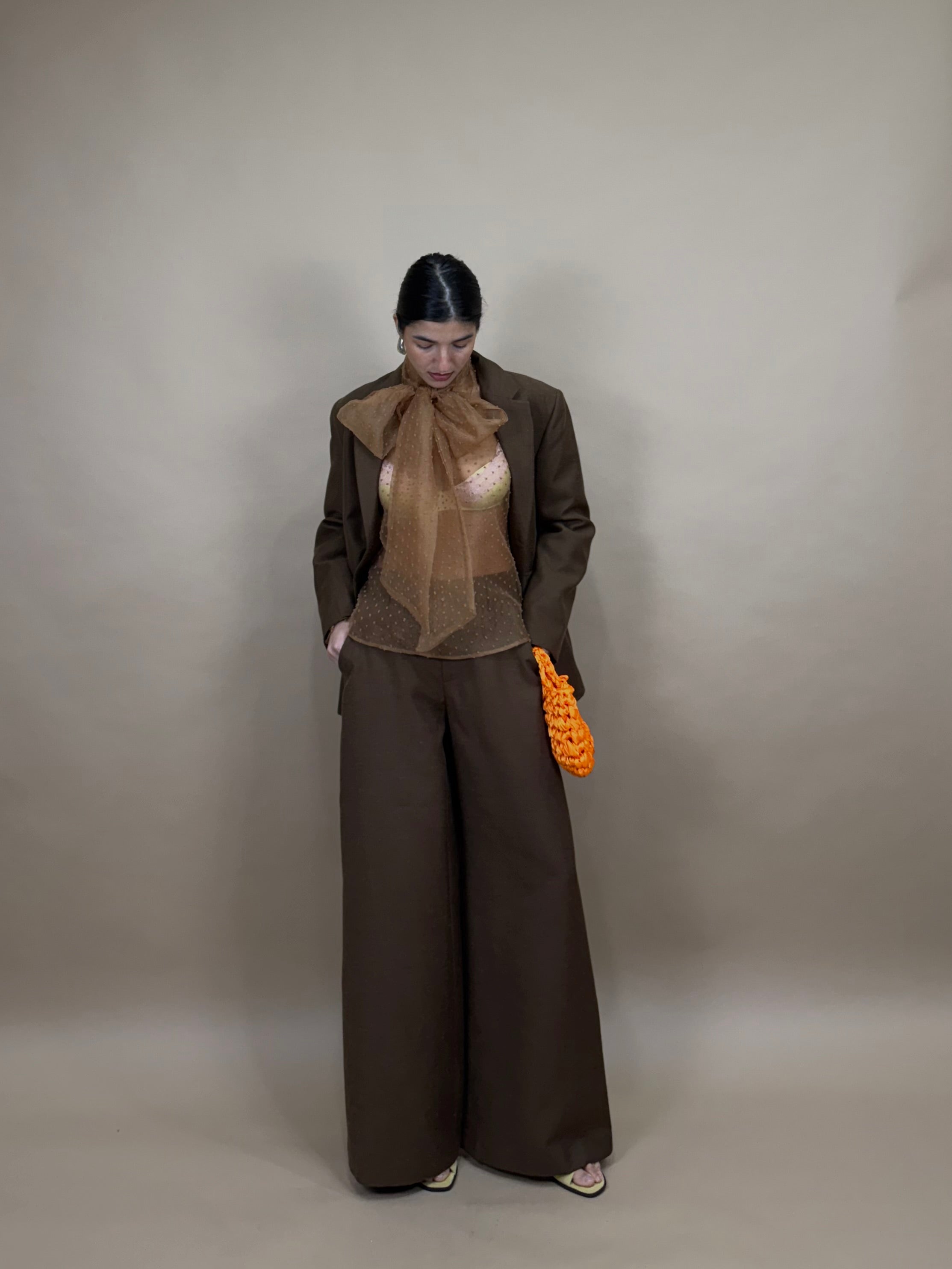 Pantalone Georgina By Lumina marrone