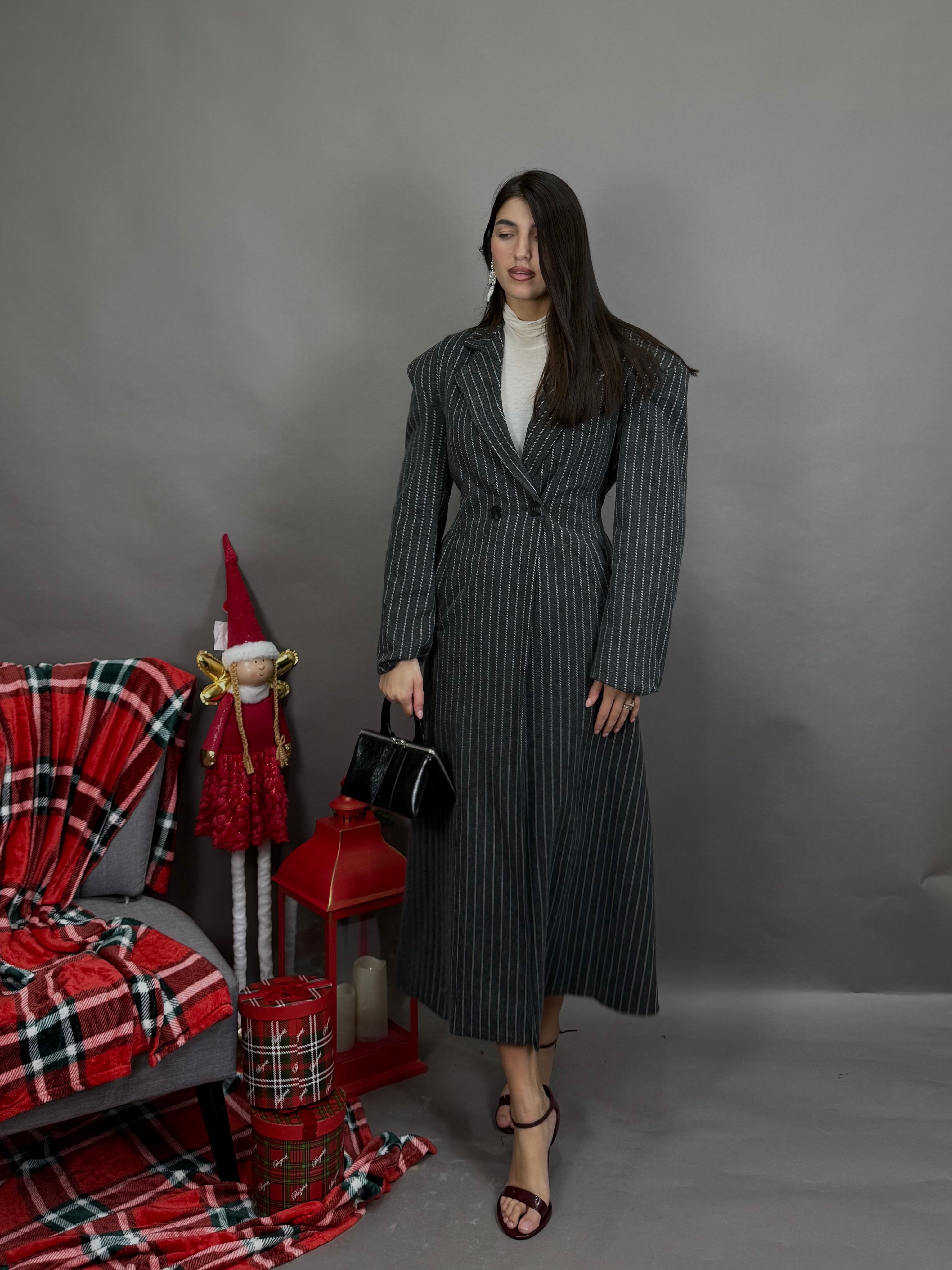 Cappotto righe