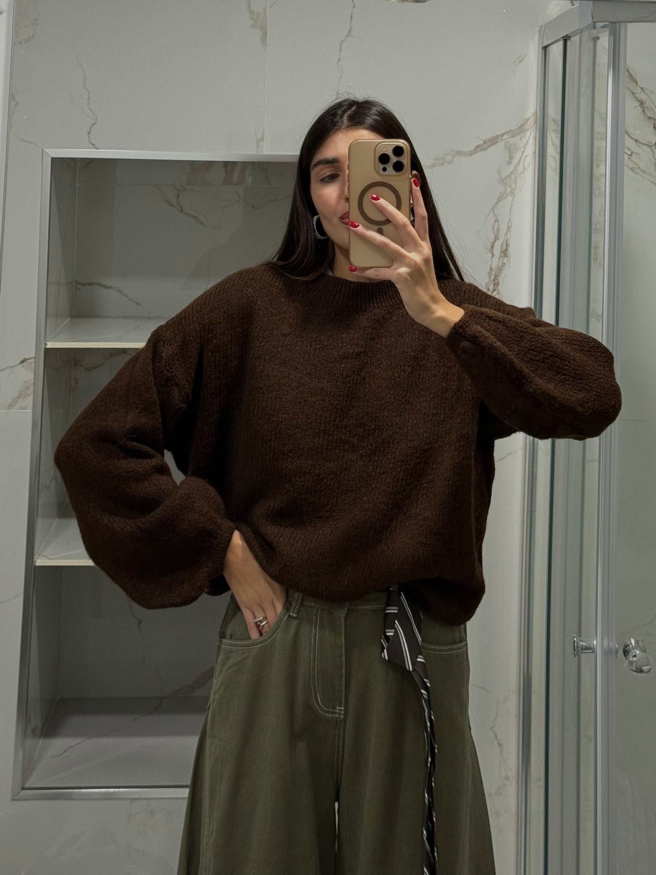 Maglione Merci marrone