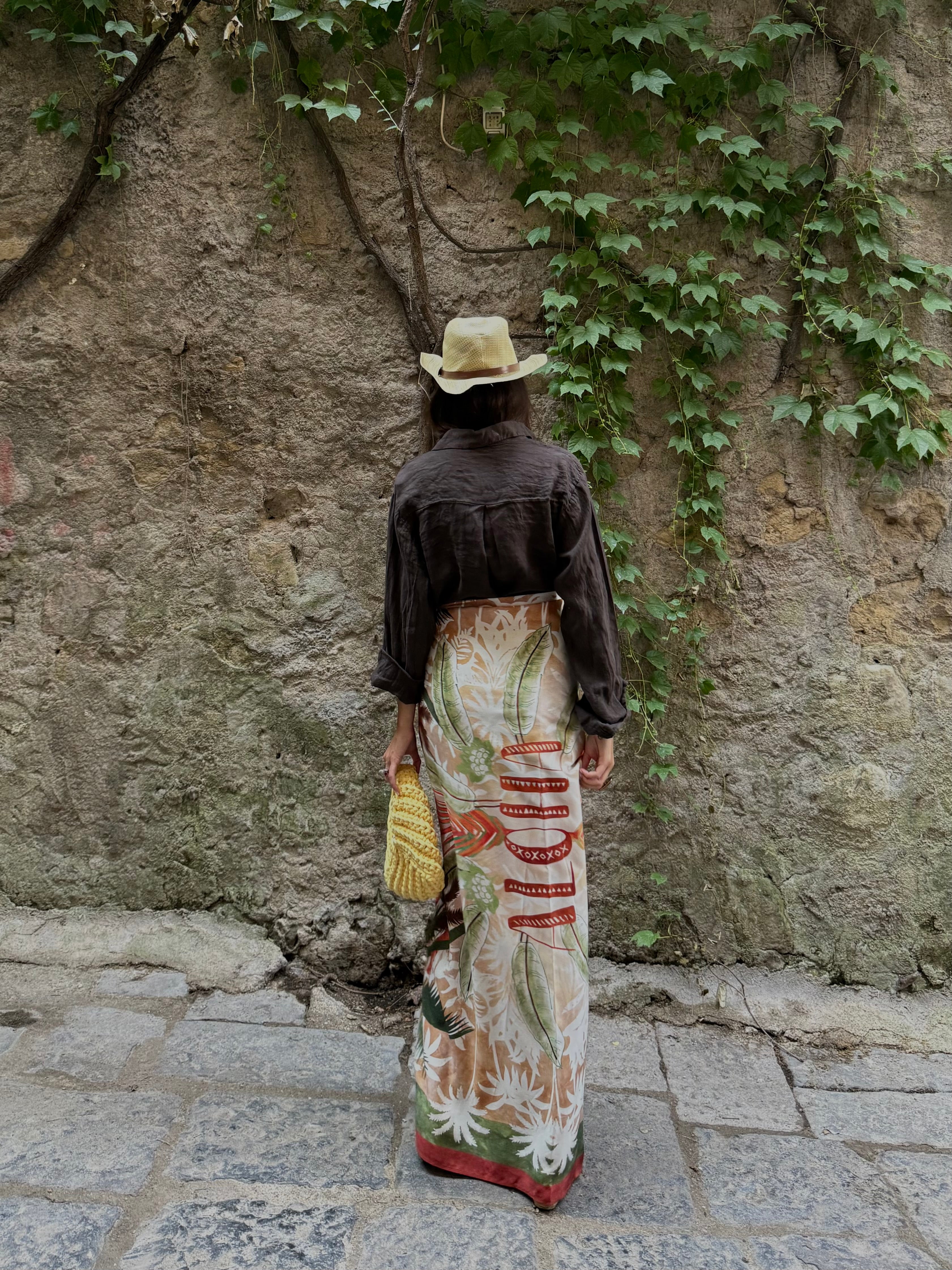 Pareo lumina ruggine - LadyB Shop Online