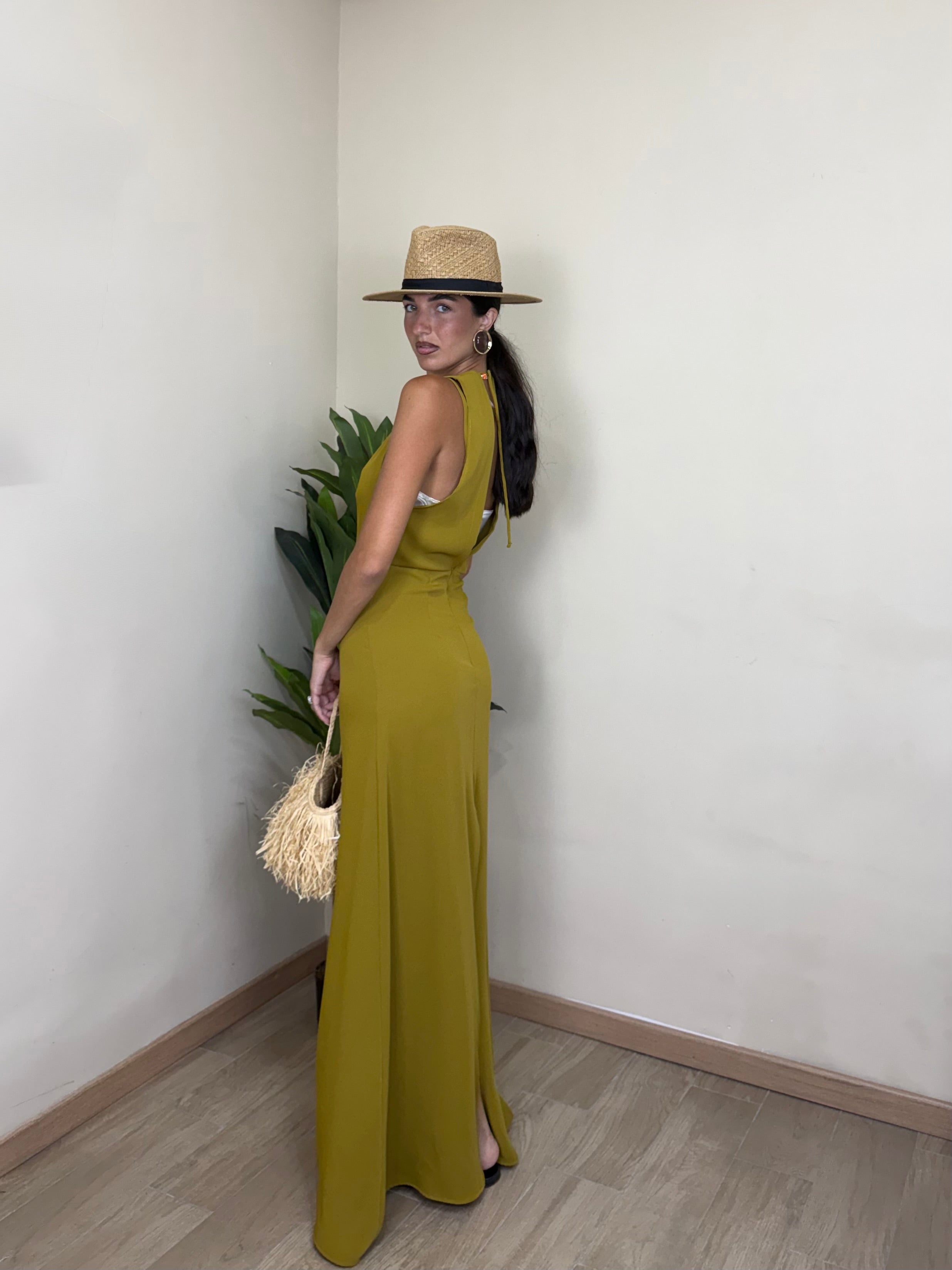 Dress Verde Oliva By Lumina