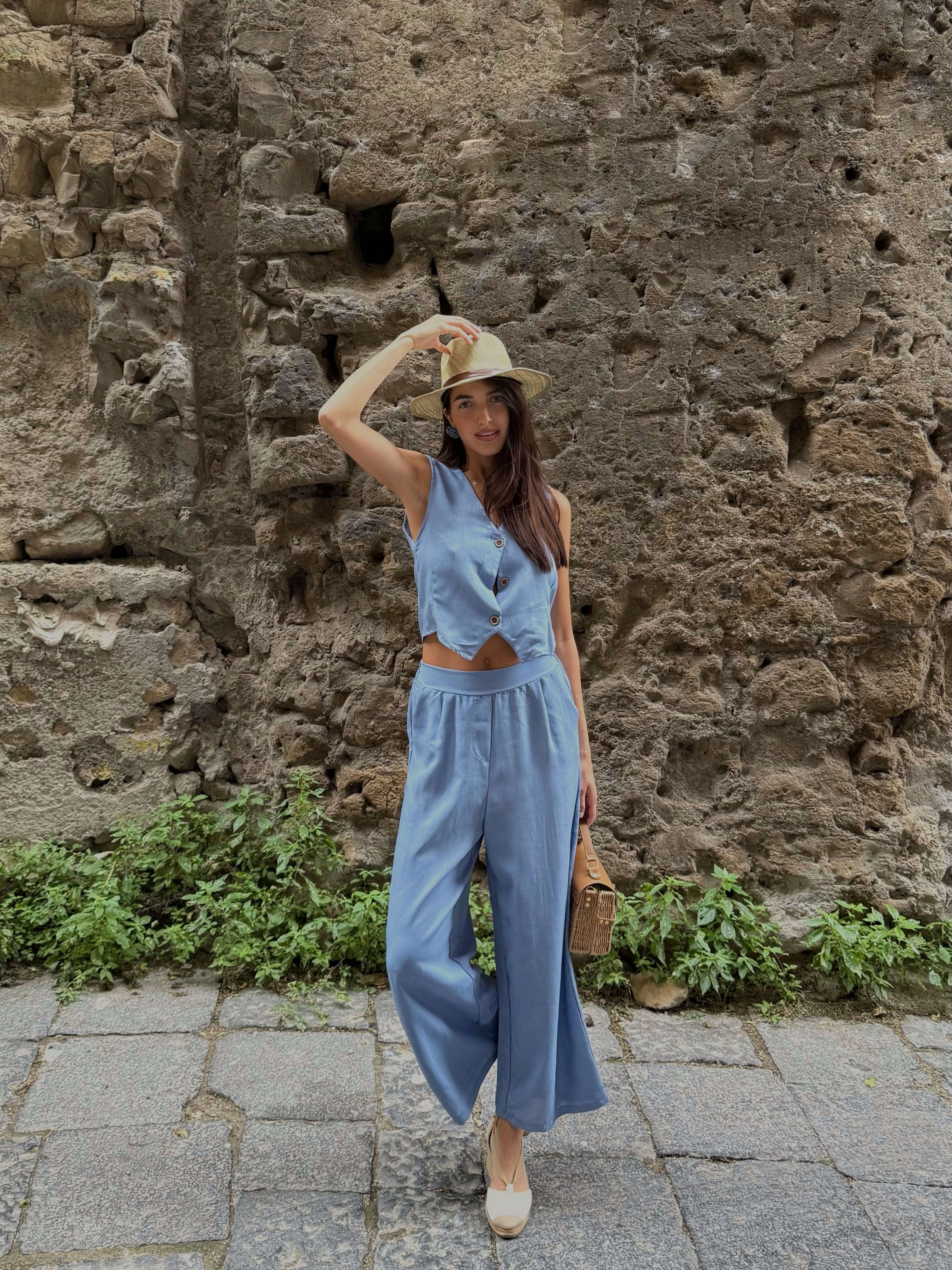 Coordinato polignano blu - LadyB Shop Online