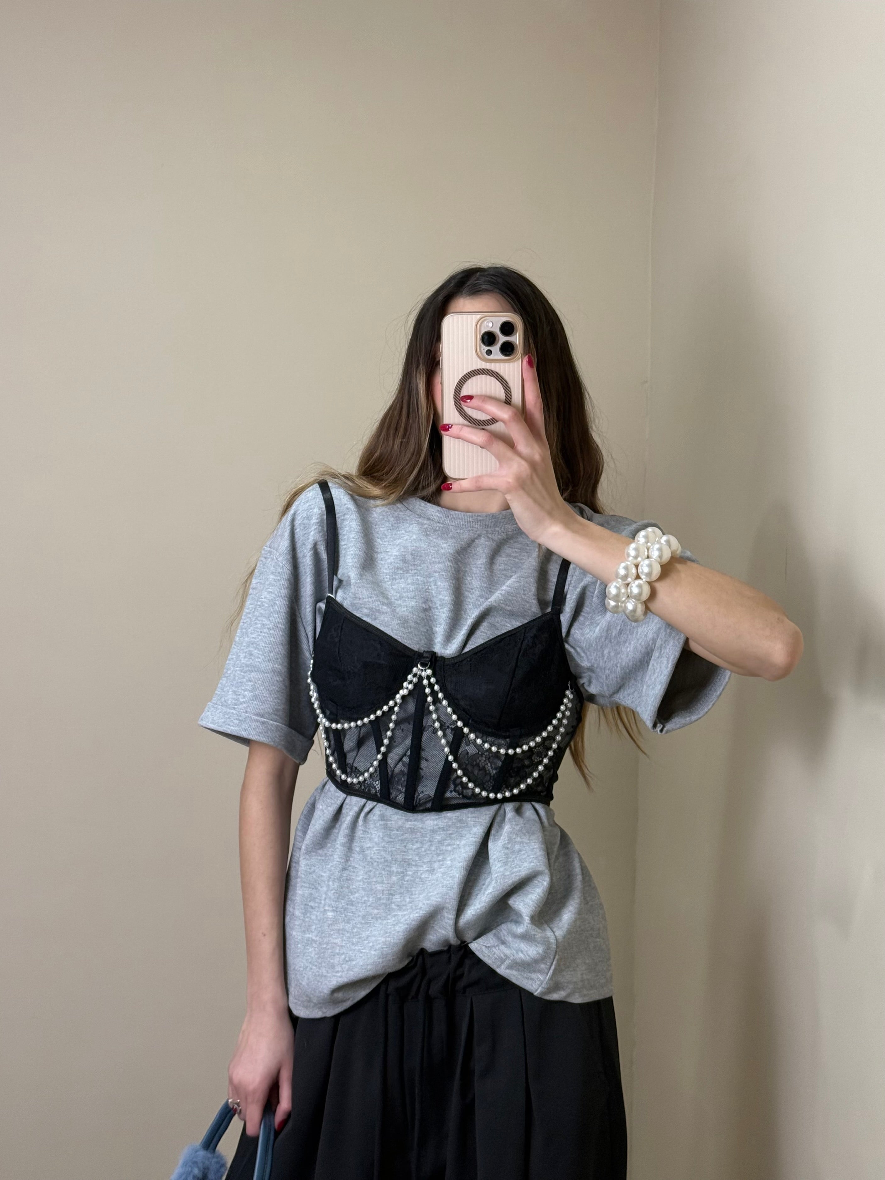 Maglia basic grigia - LadyB Shop Online