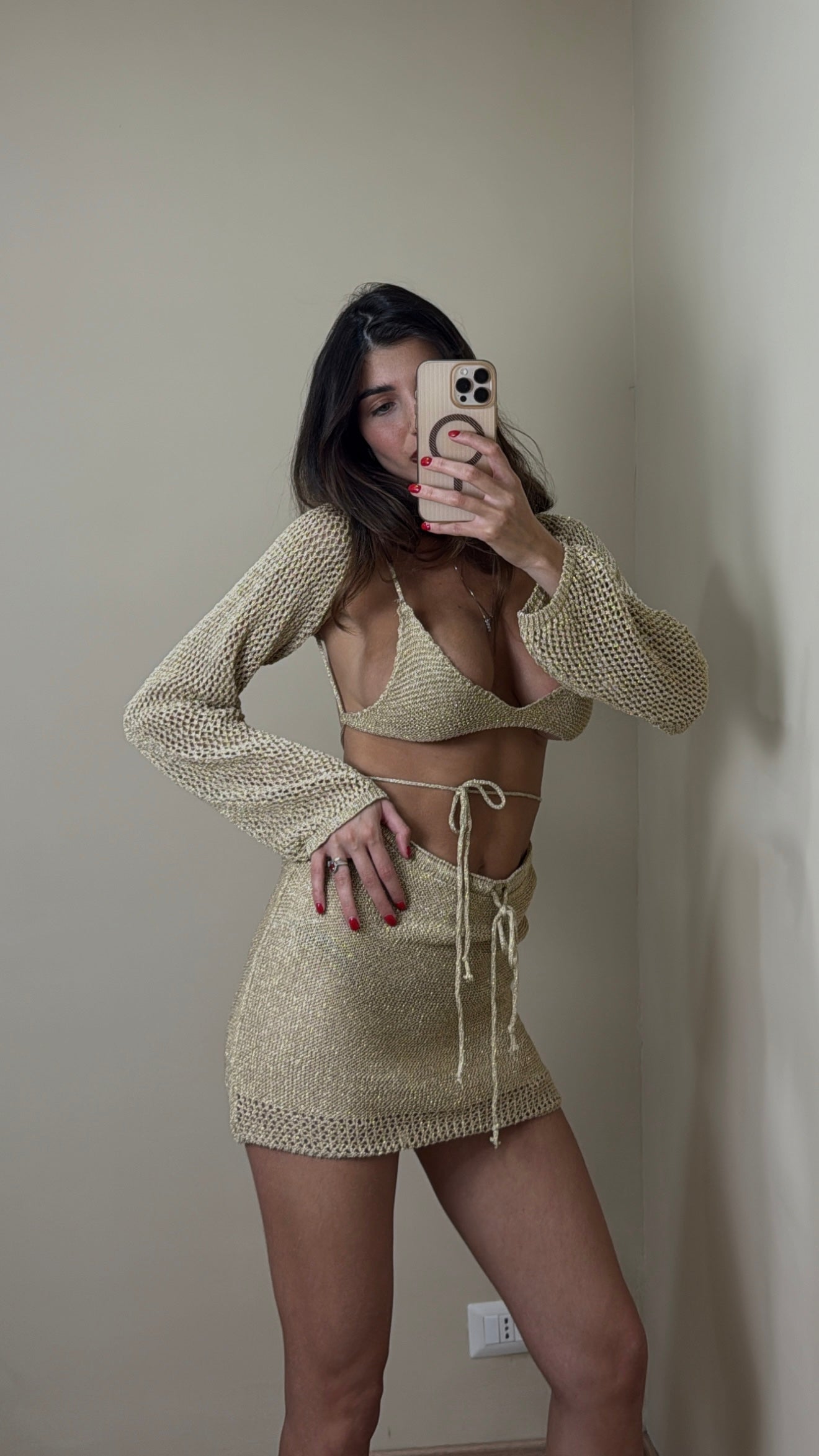 Coordinato Mykonos oro - LadyB Shop Online