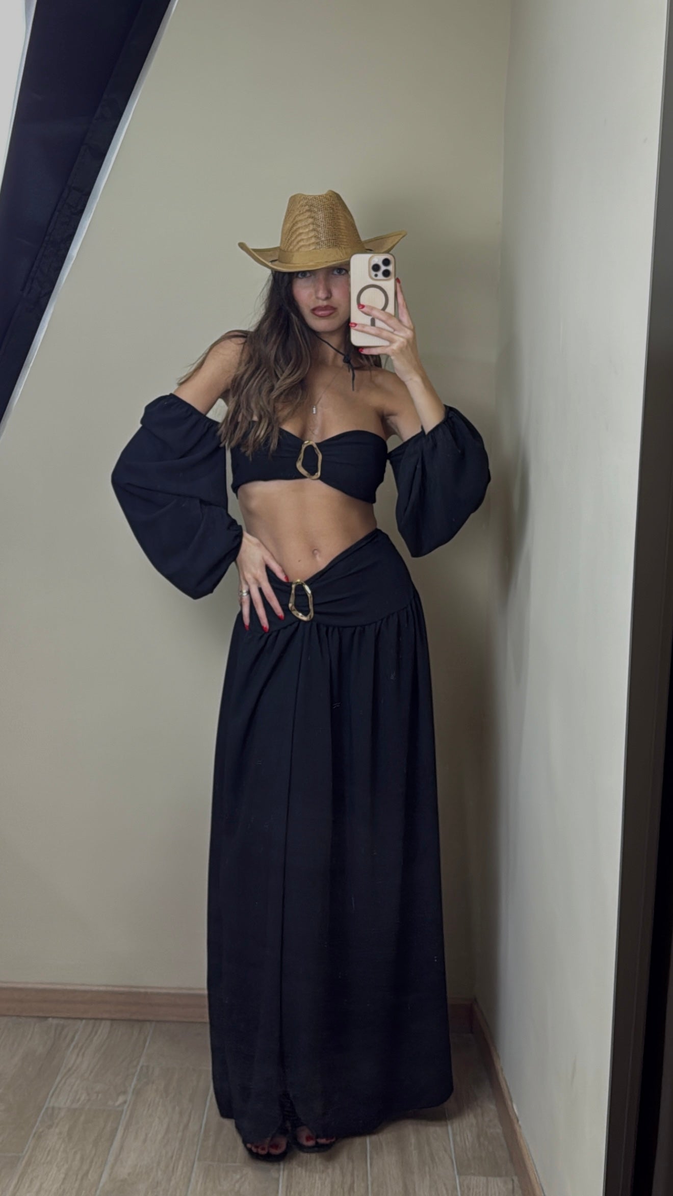 Cord set Maya nero - LadyB Shop Online