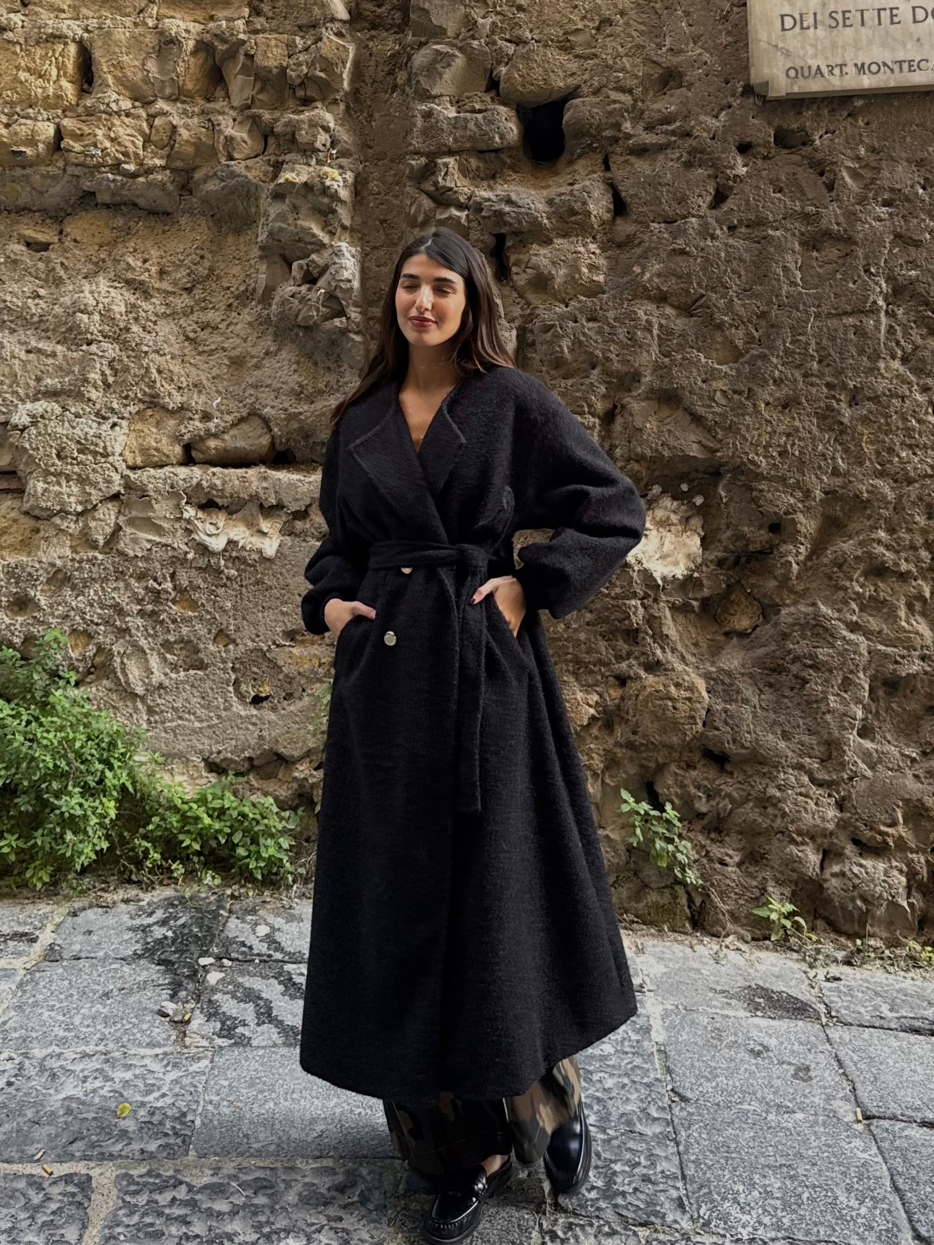 Cappotto Vienna nero