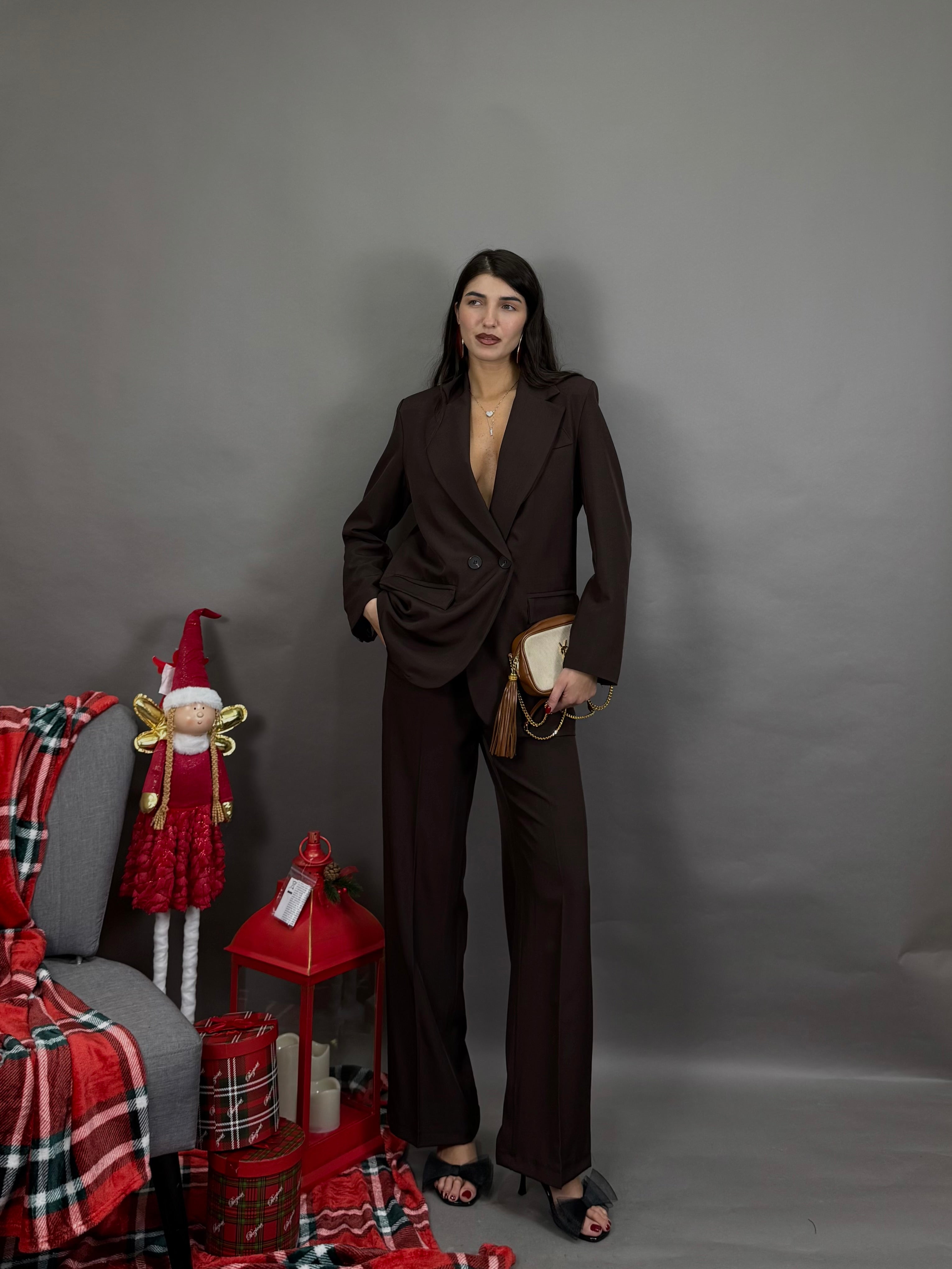 Tailleur Holiday marrone