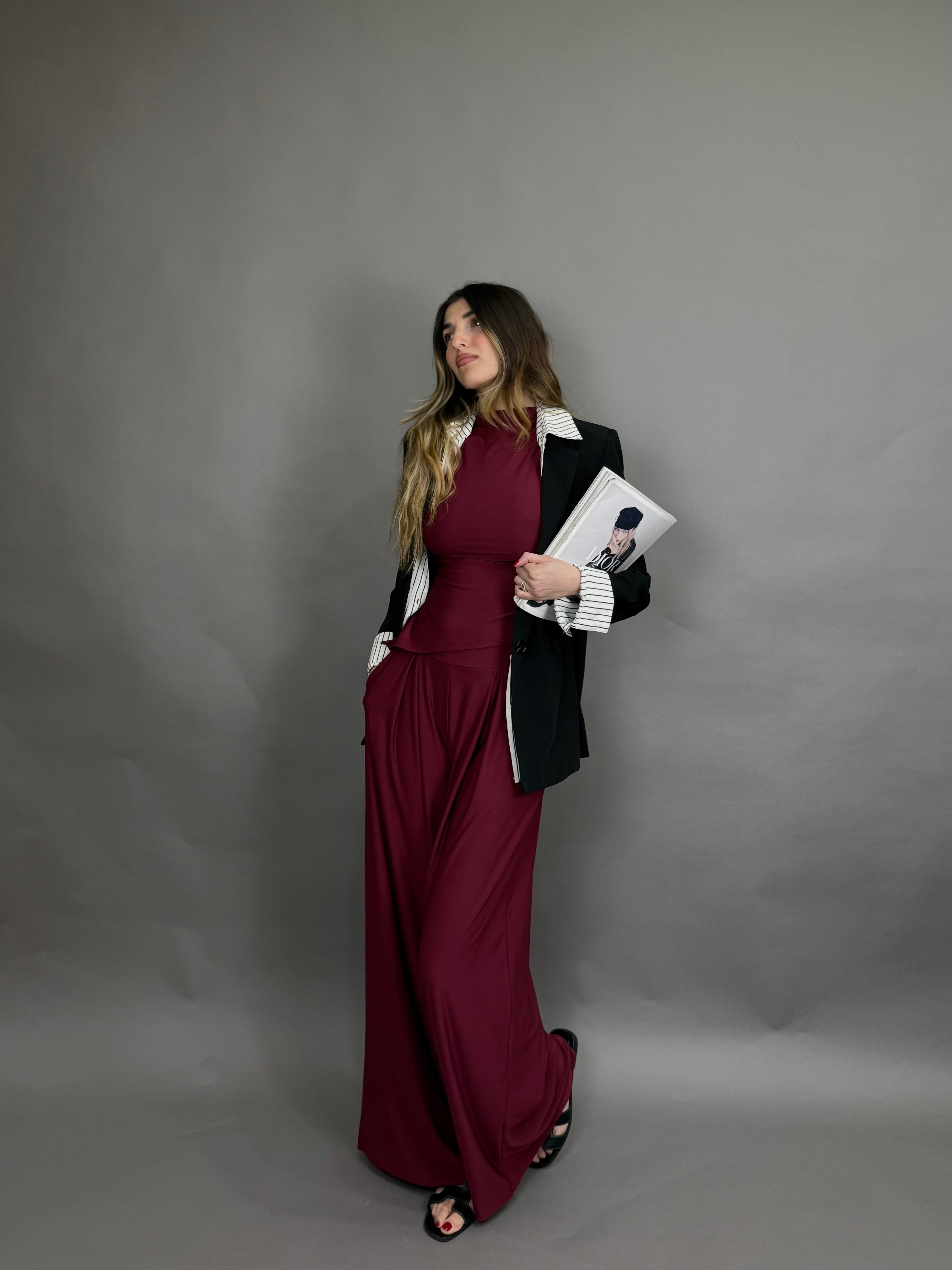 Coordinato Libre bordeaux - LadyB Shop Online