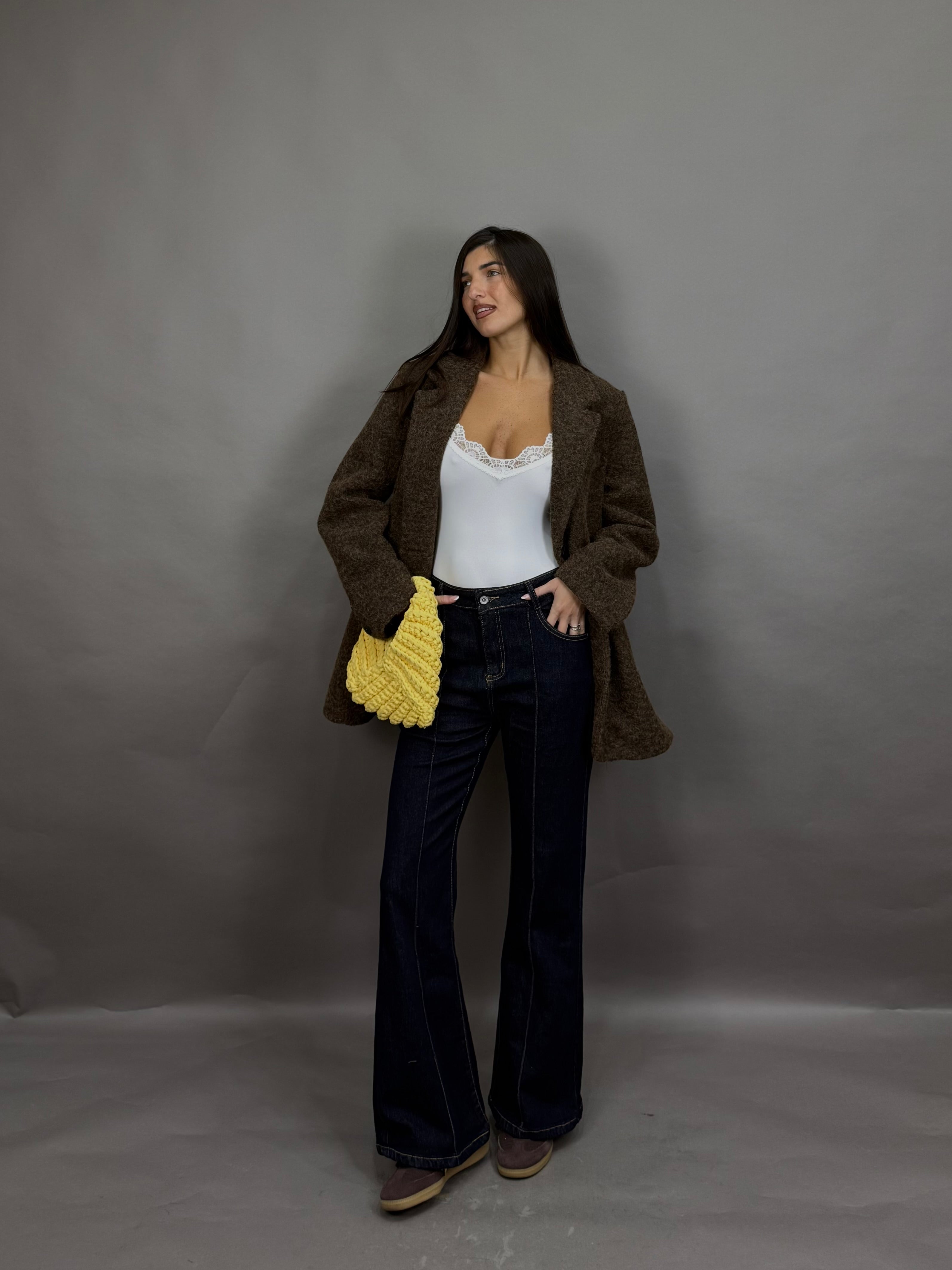 Jeans zampetta blu