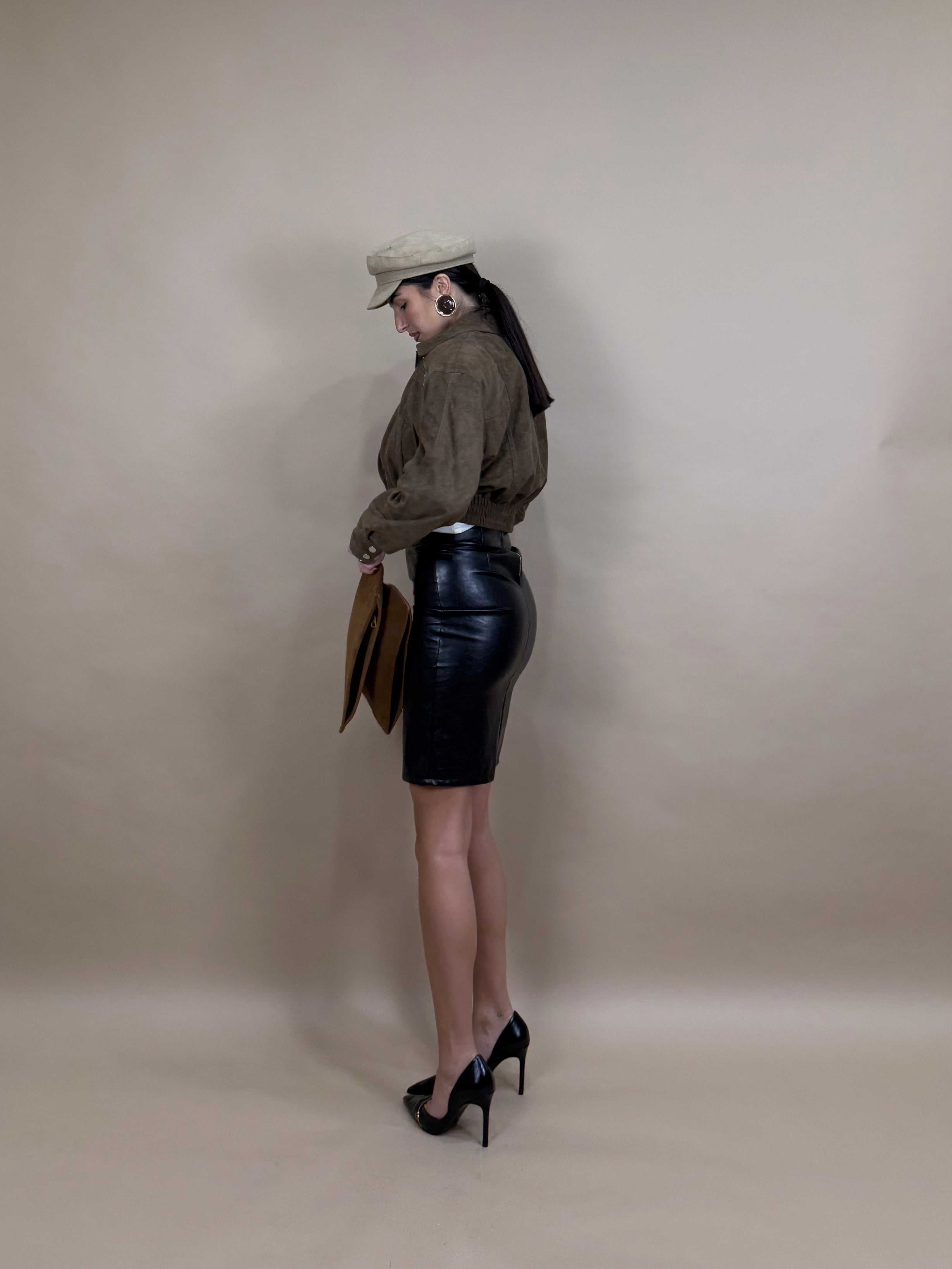 Gonna Belen in ecopelle