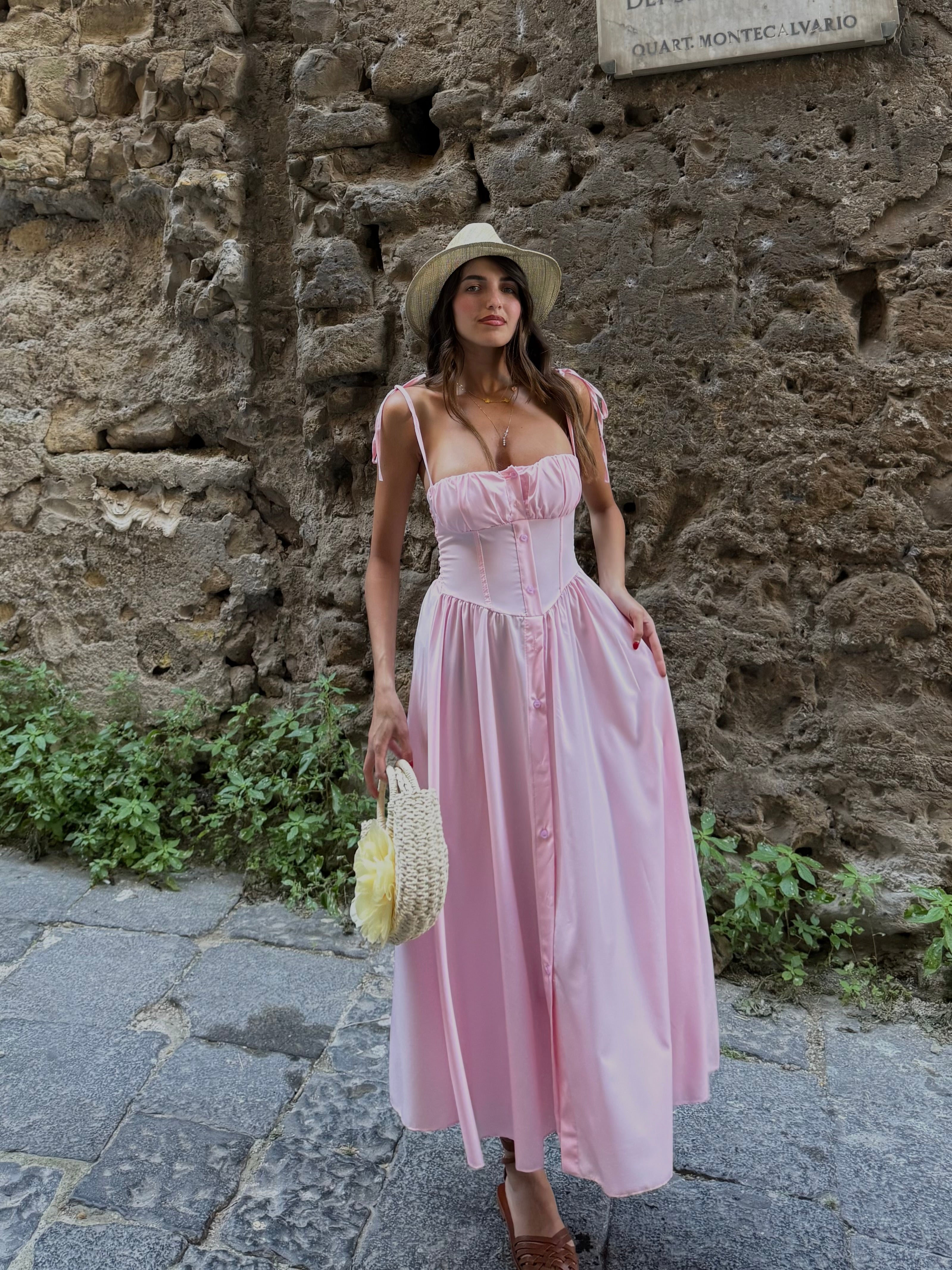 Dress Elisa rosa - LadyB Shop Online