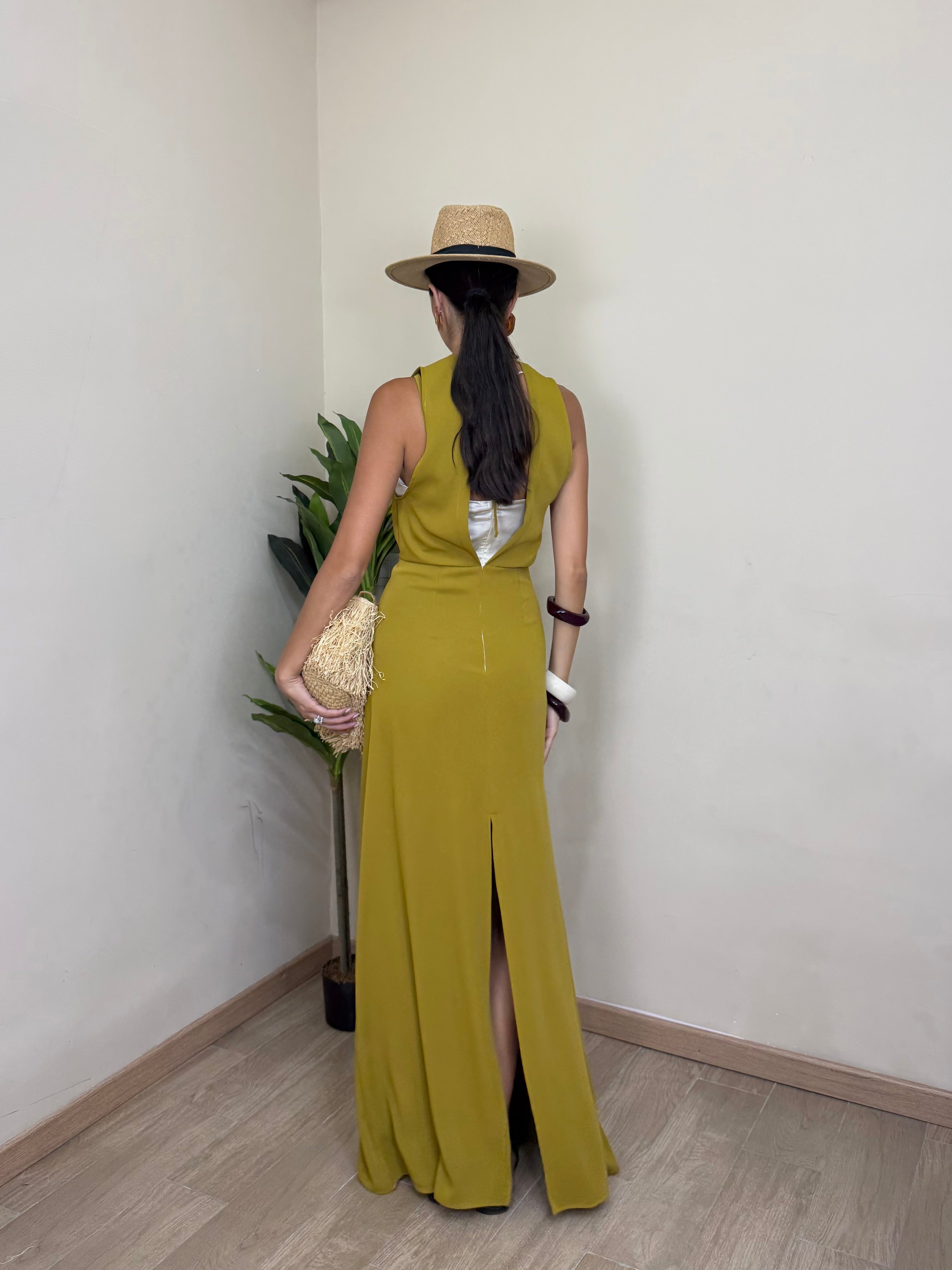 Dress Verde Oliva By Lumina