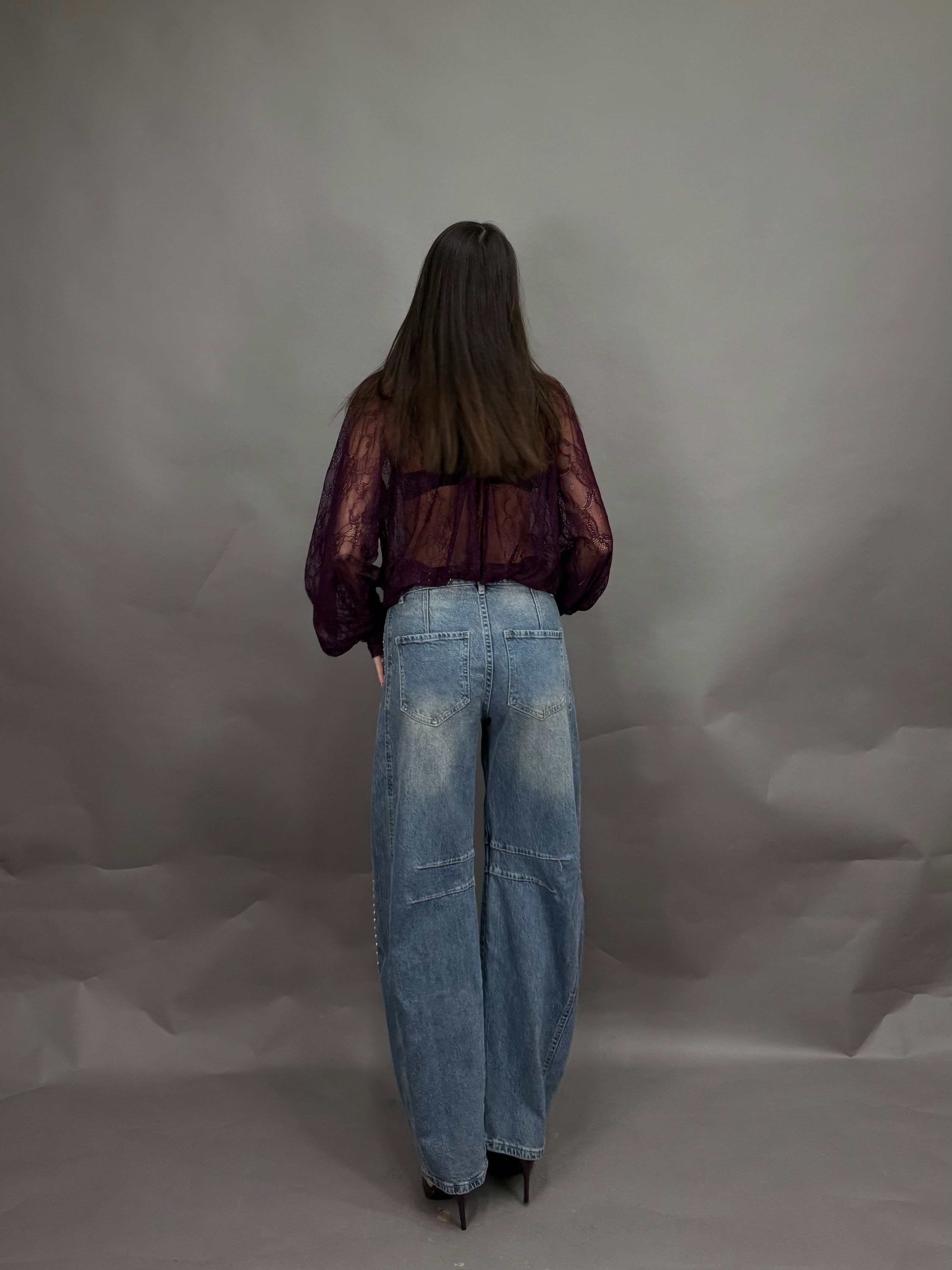 Jeans borchie