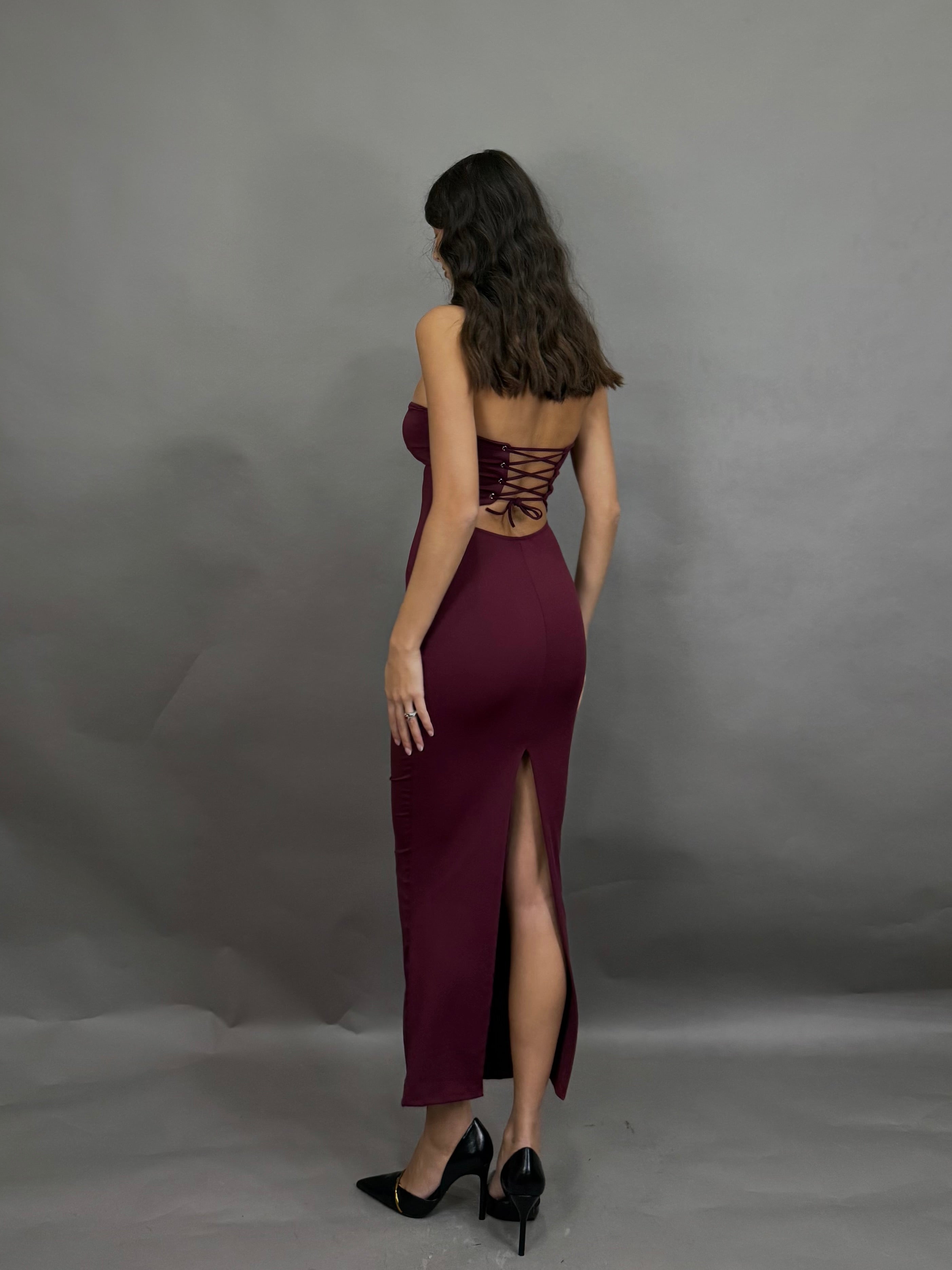 Dress Ariel bordeaux