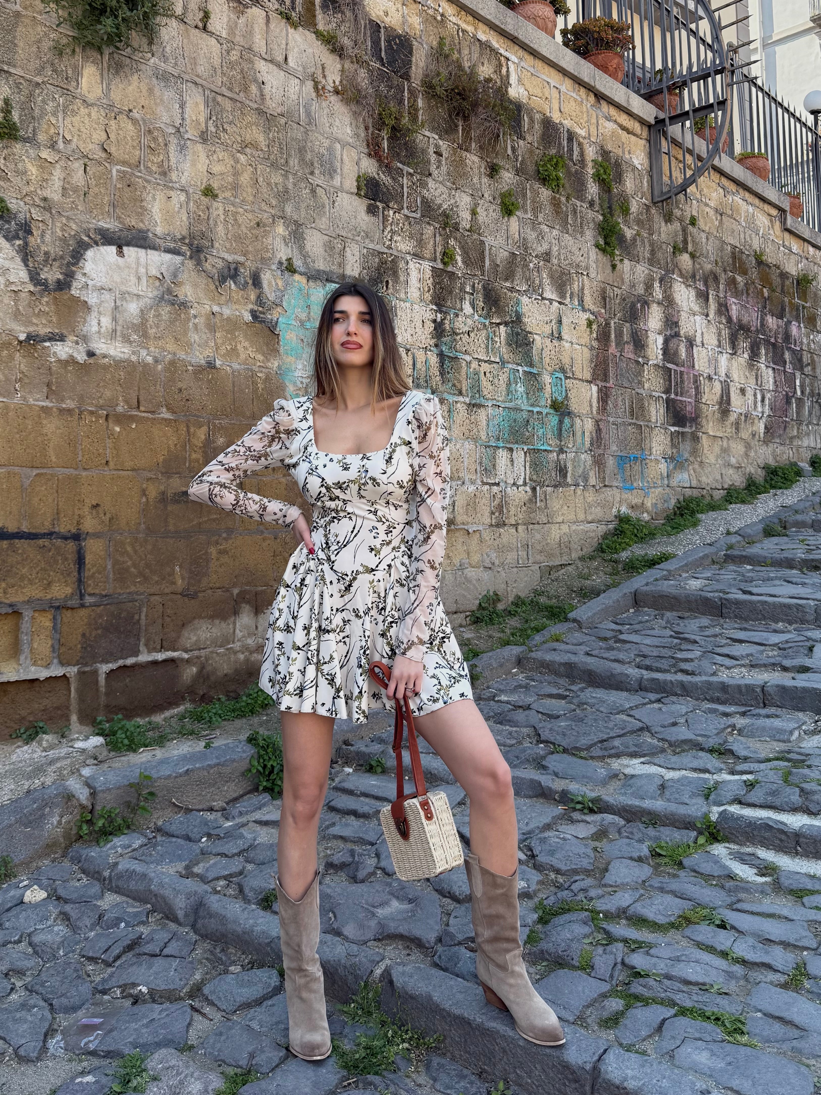 Dress Minu bianco - LadyB Shop Online