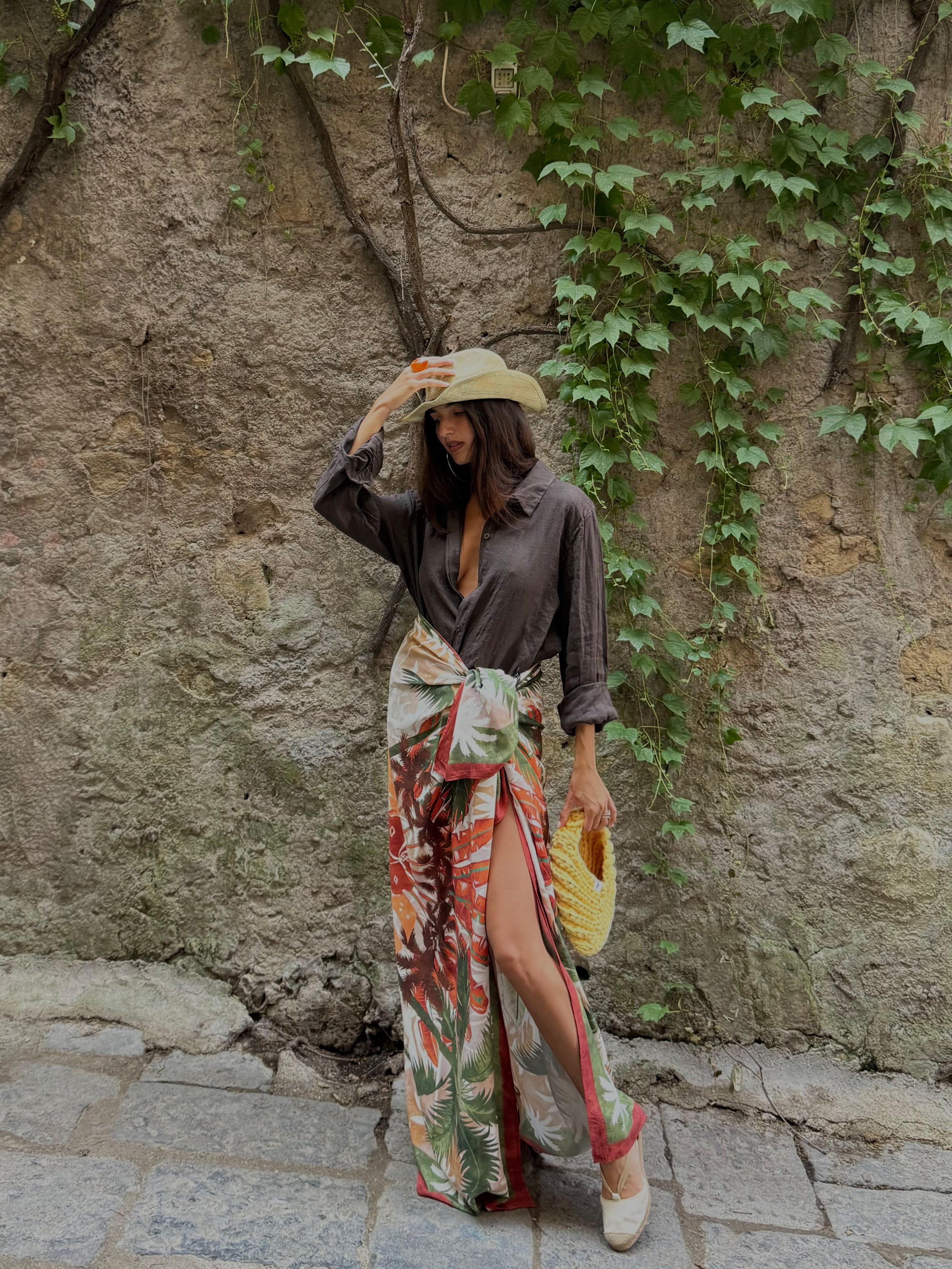 Pareo lumina ruggine - LadyB Shop Online