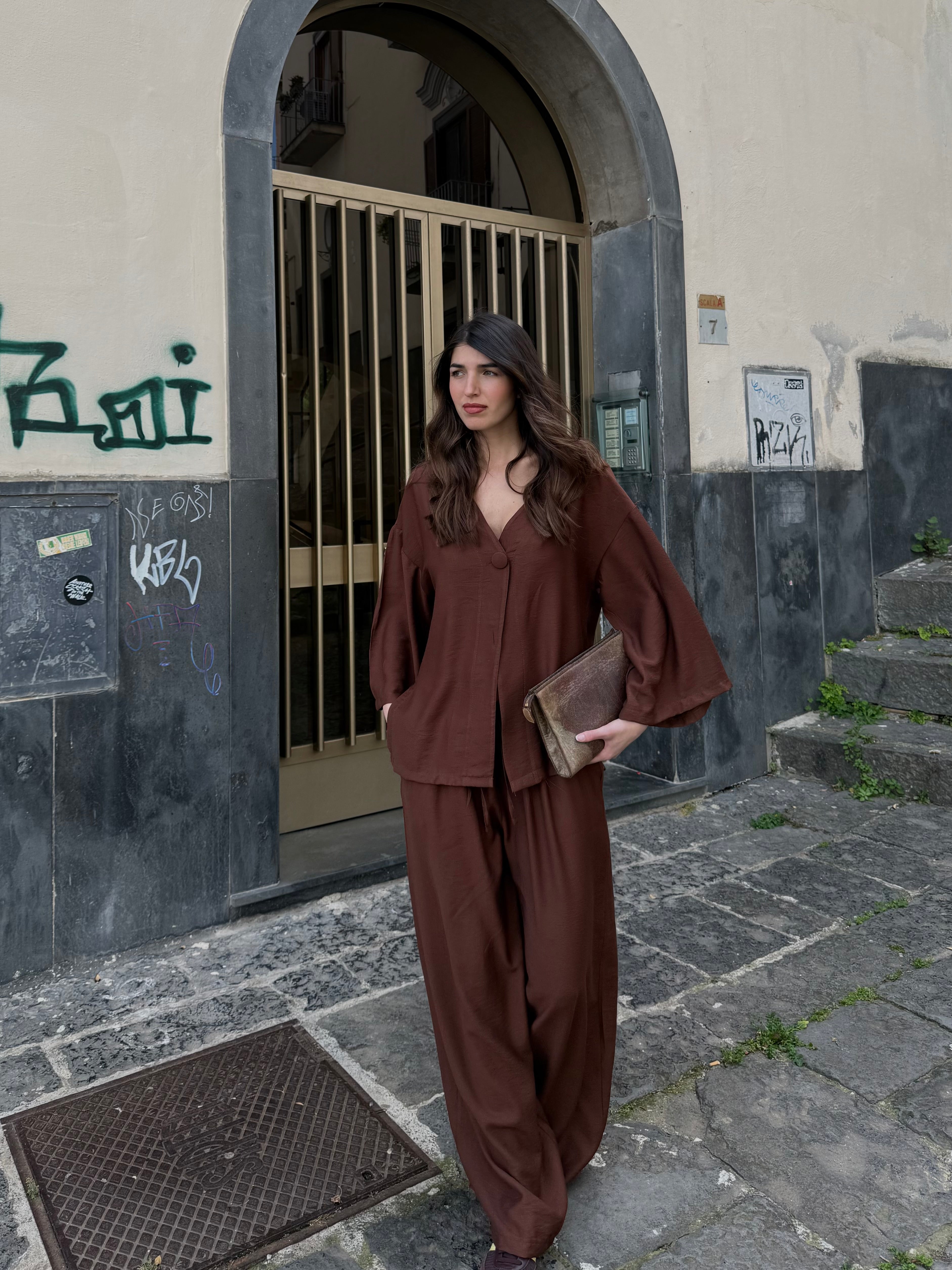 Coordinato misto lino - LadyB Shop Online