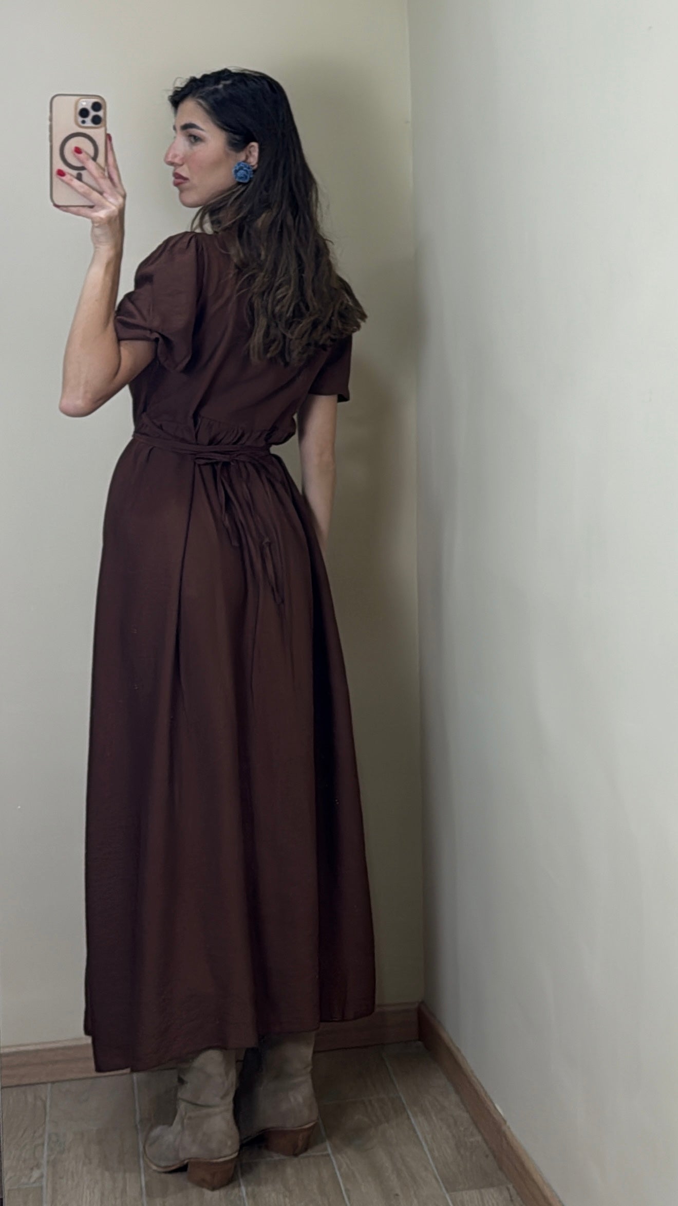 Dress Lucy marrone - LadyB Shop Online