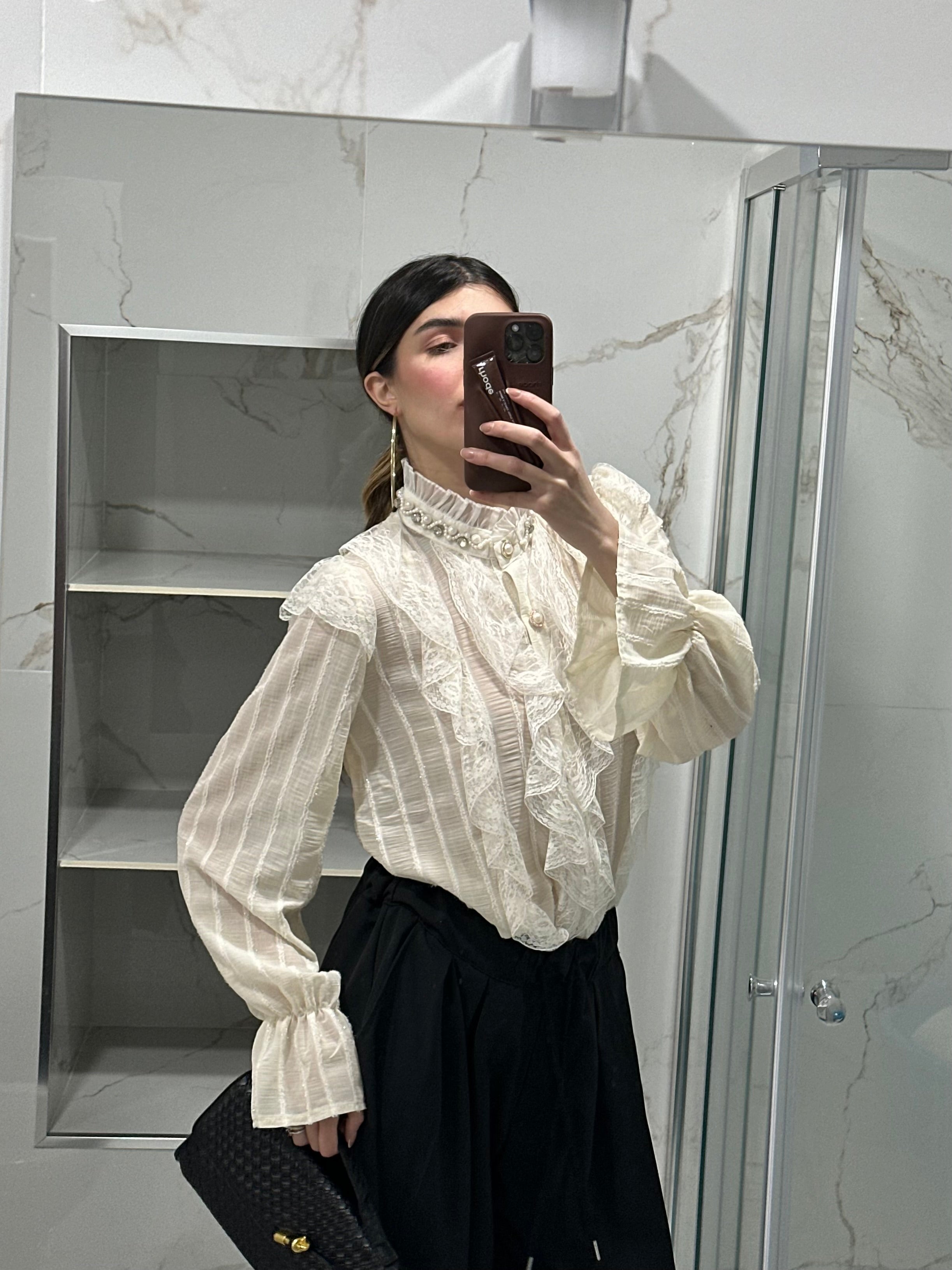 Camicia Clarissa panna - LadyB Shop Online