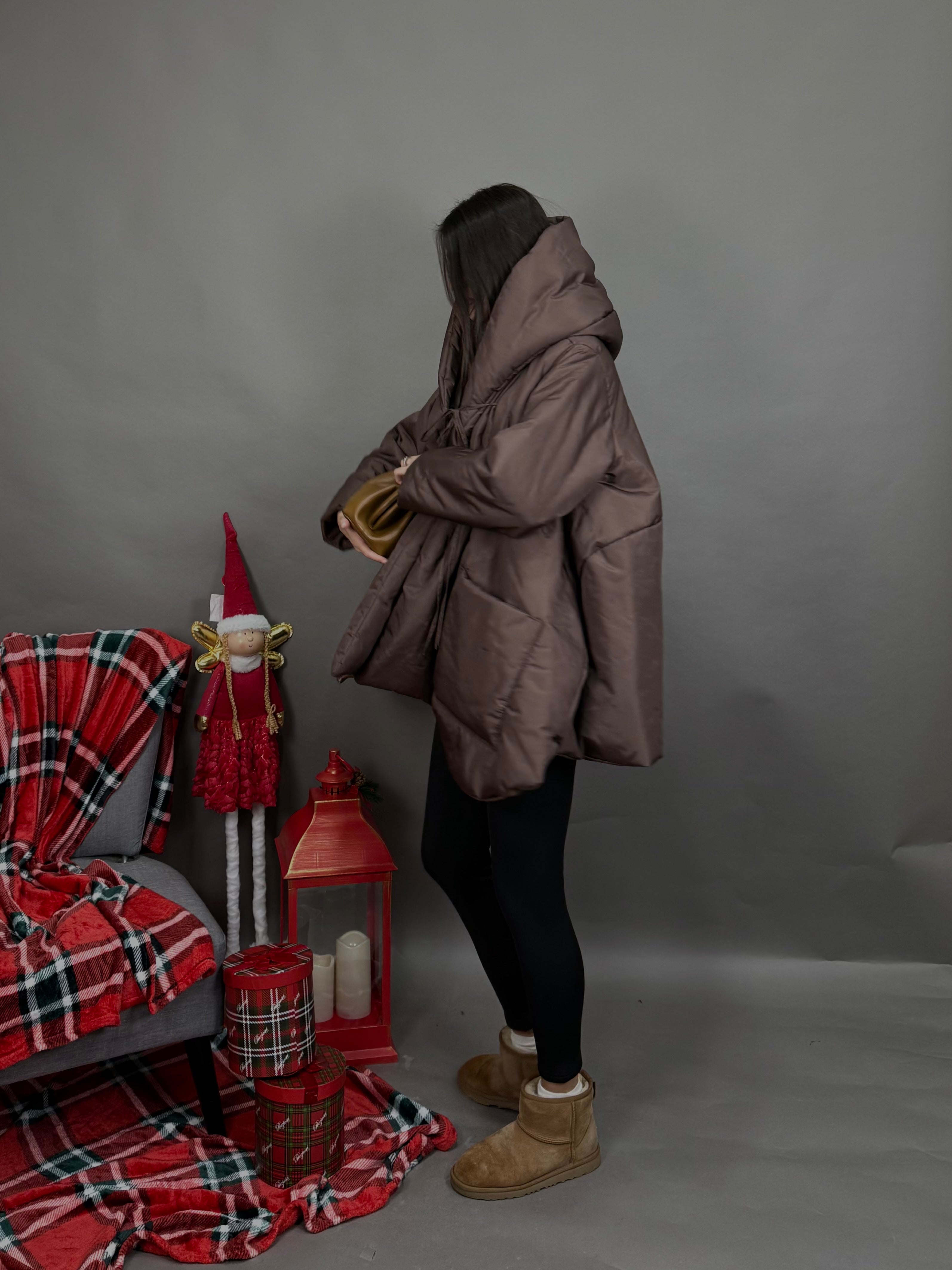 Piumino Paris marrone