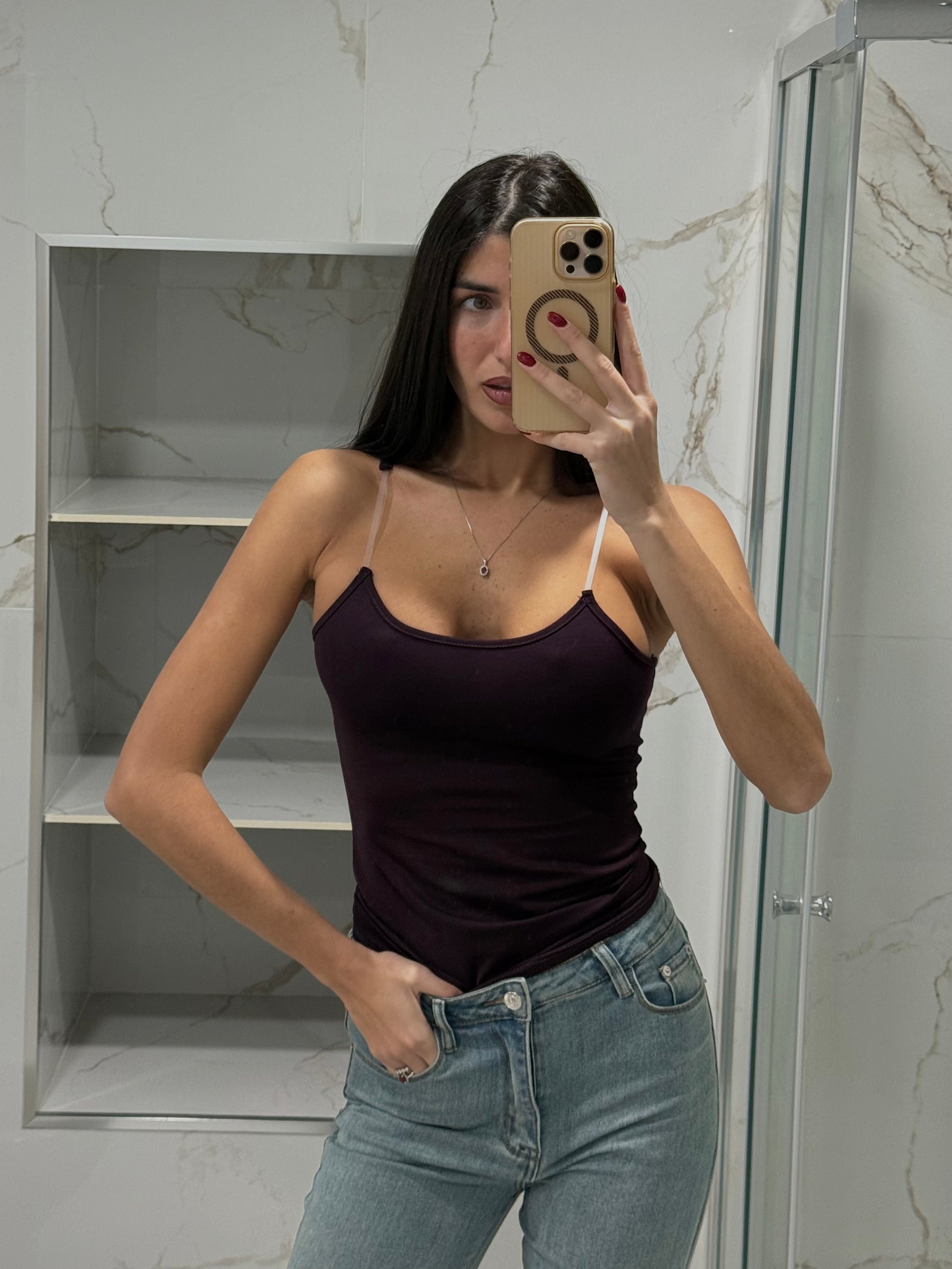 Canotta Eni bordeaux