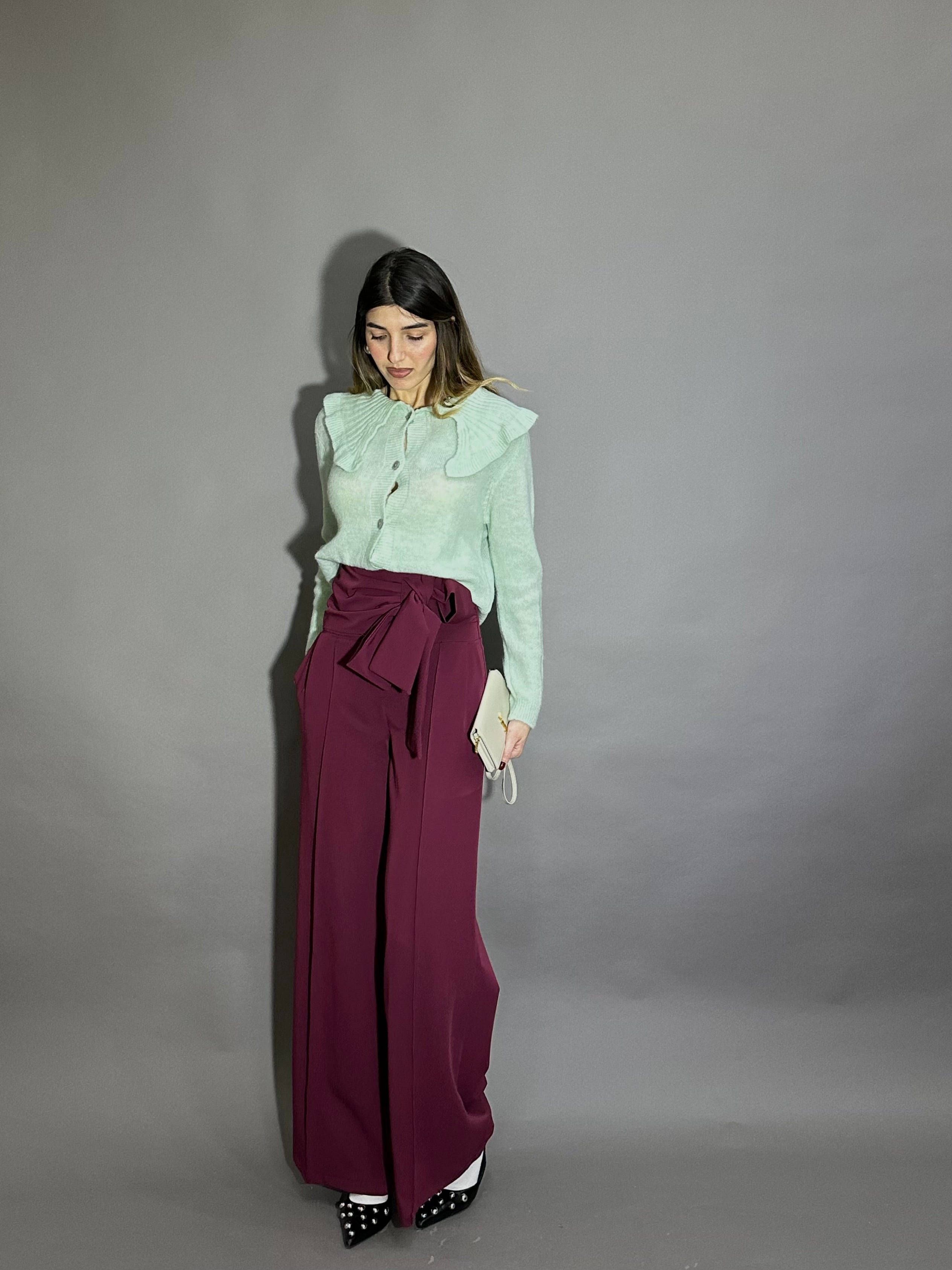 Pantalone Classic bordeaux - LadyB Shop Online