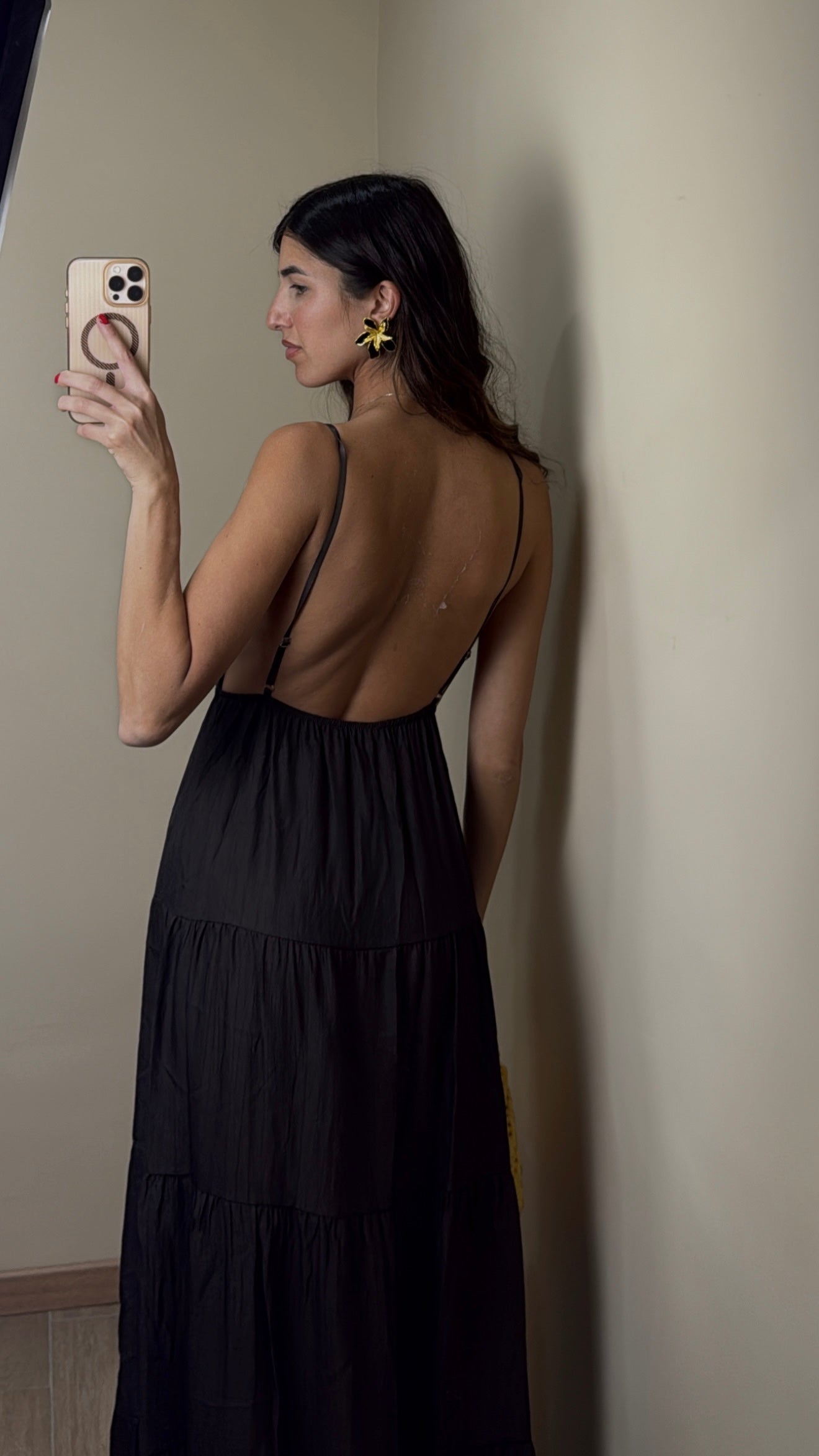 Dress Positano marrone - LadyB Shop Online