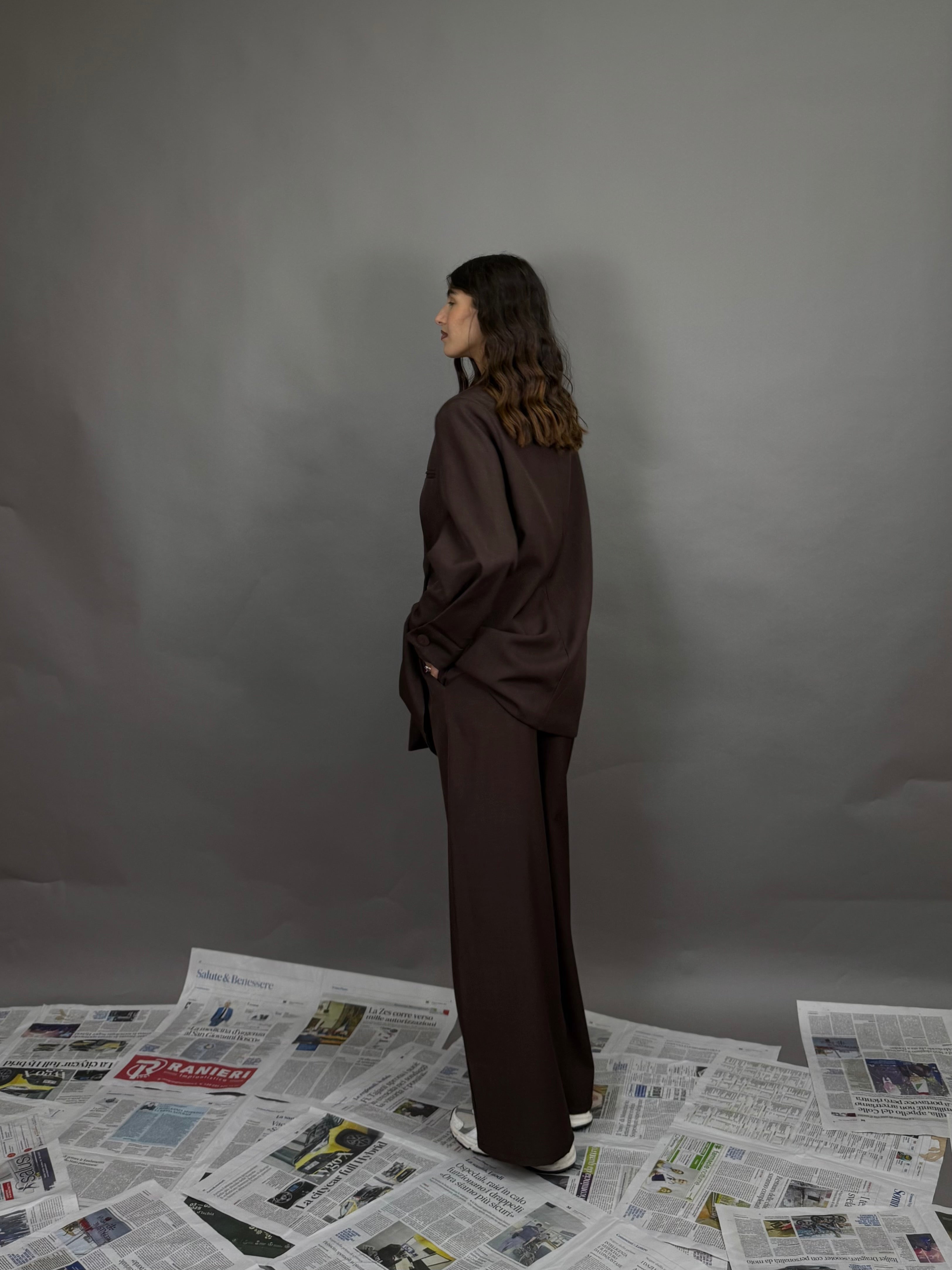 Tailleur Office marrone