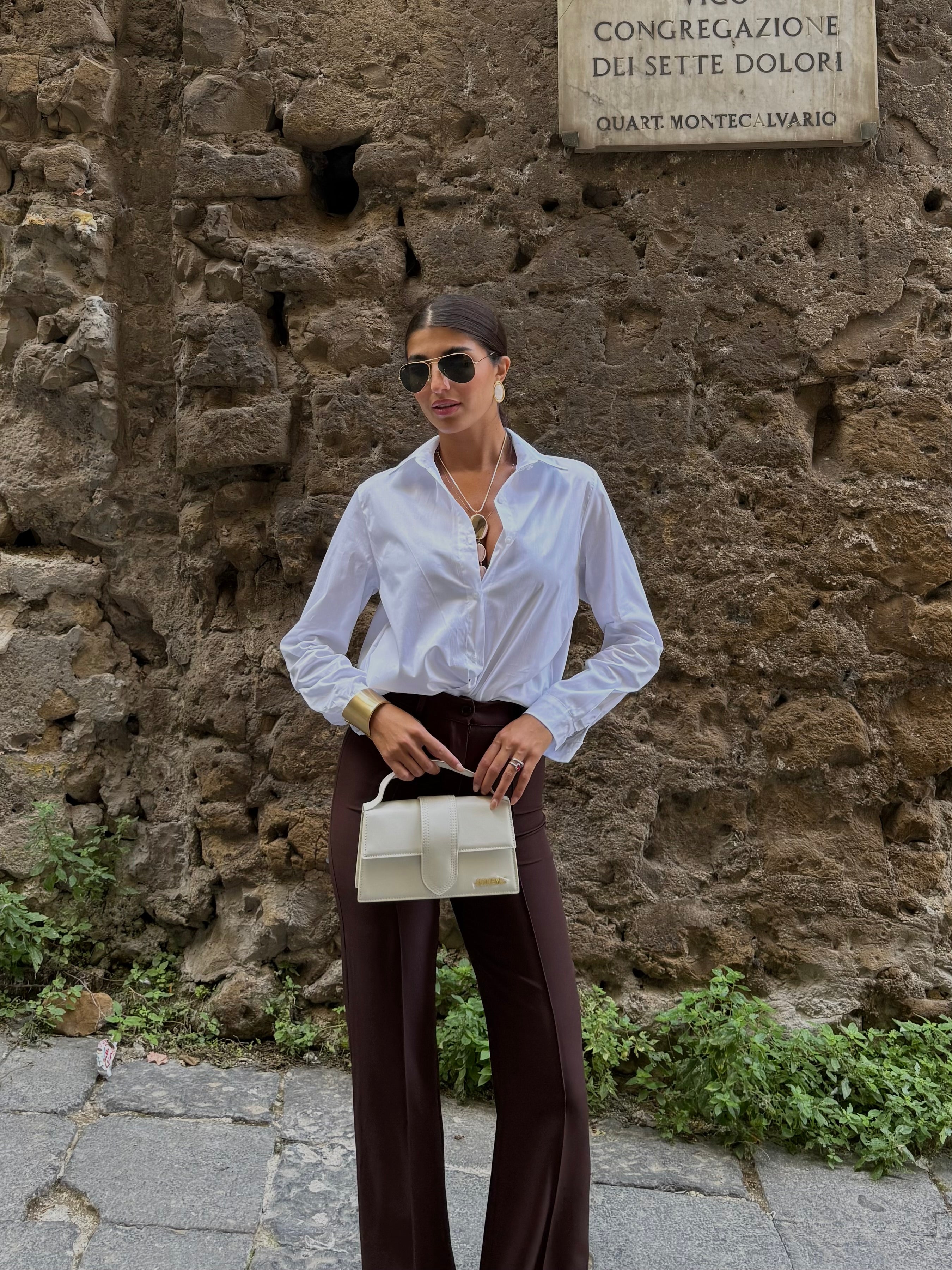 Camicia basic bianca - LadyB Shop Online