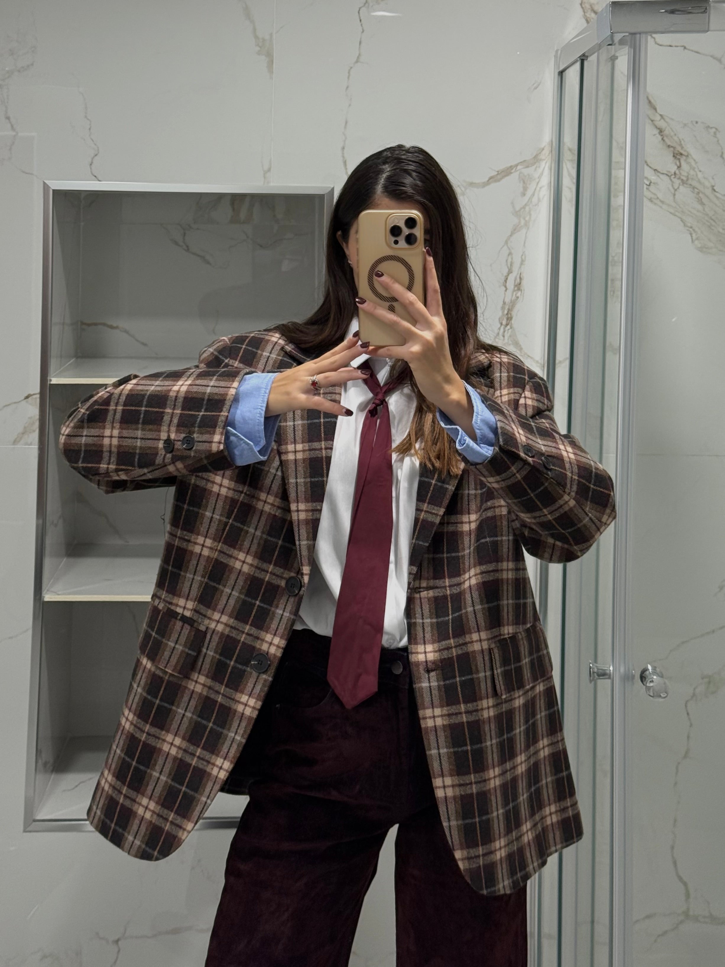 Blazer lumina quadri