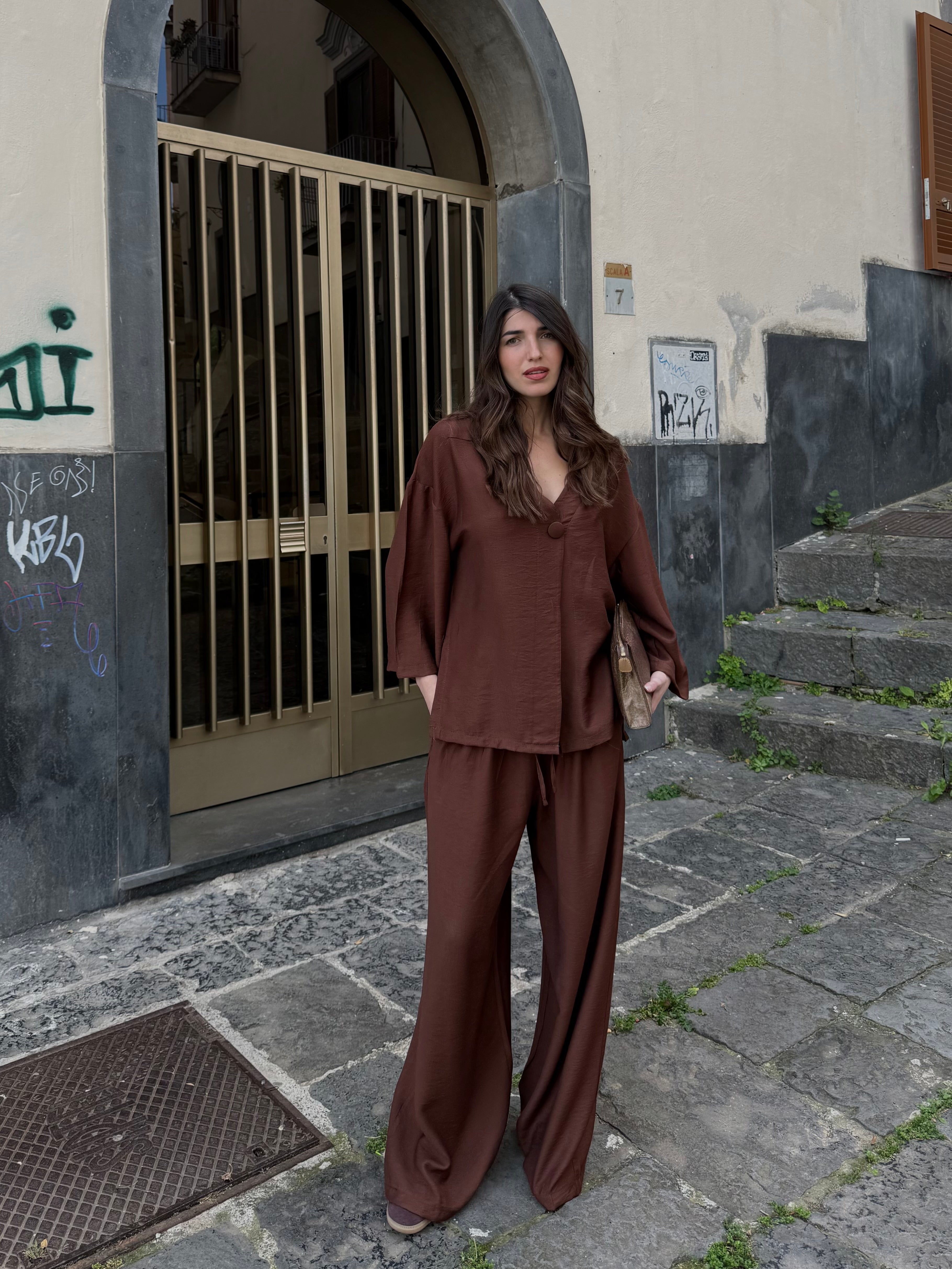 Coordinato misto lino - LadyB Shop Online