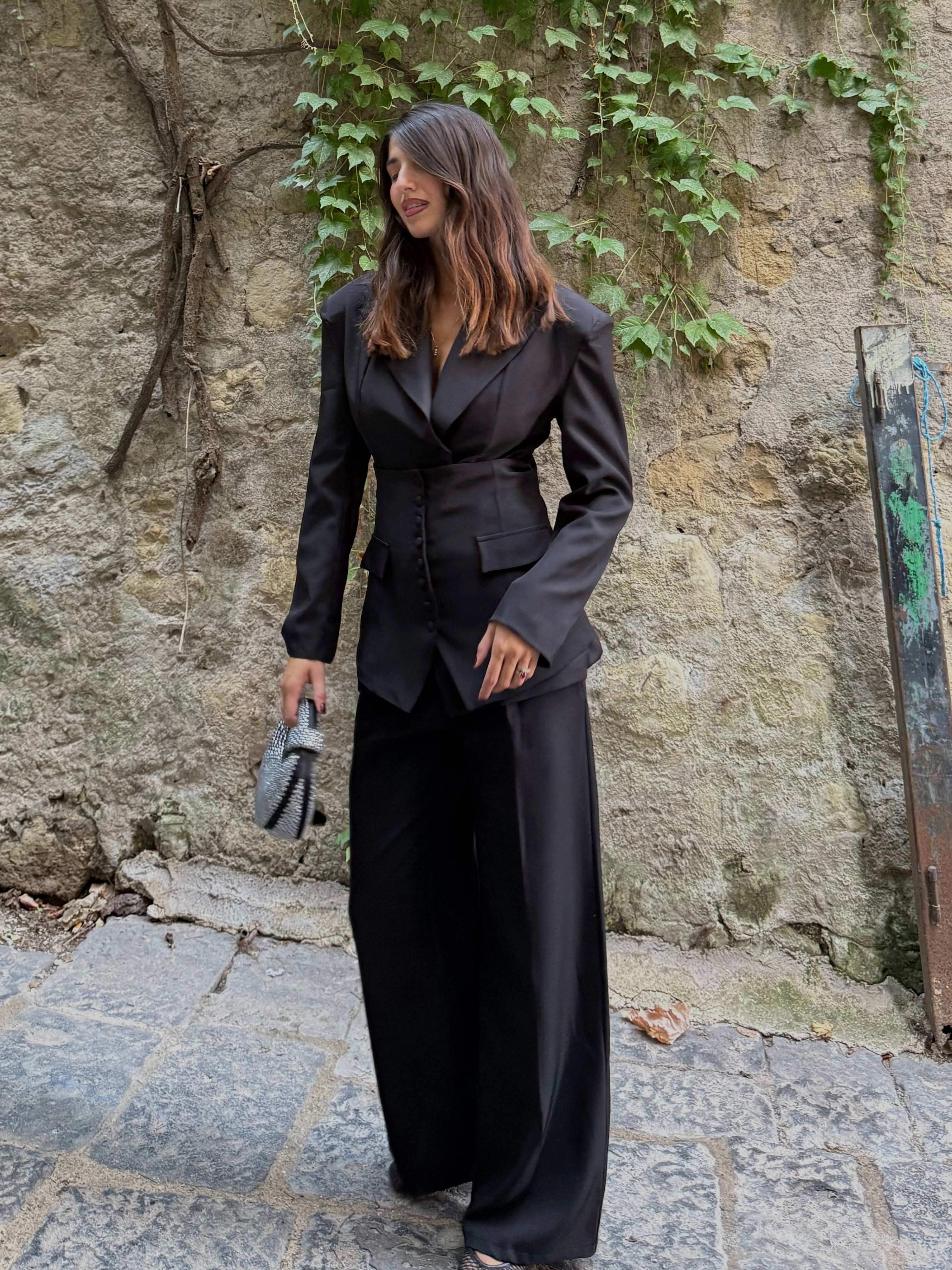 Tailleur tre pezzi nero
