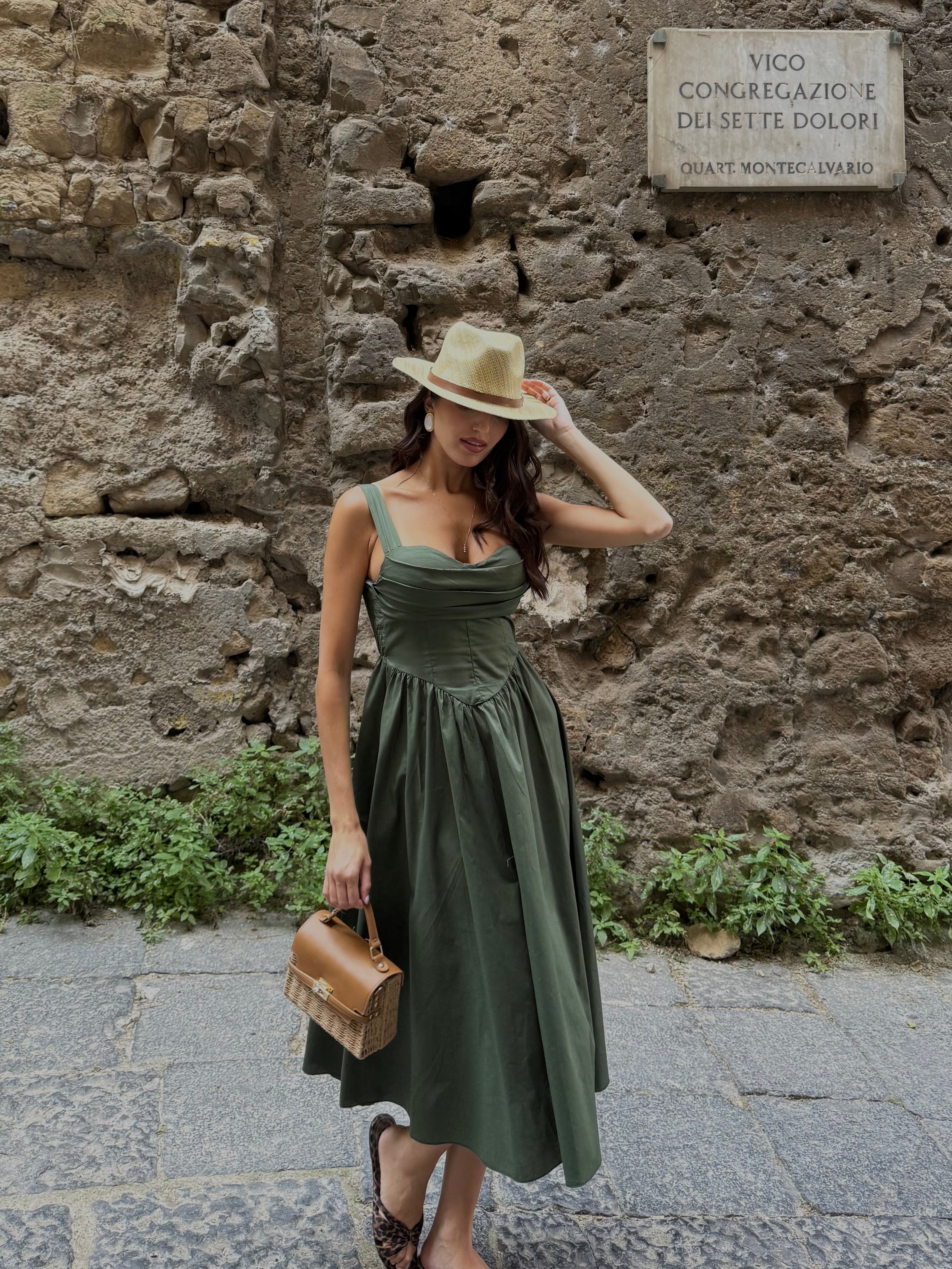 Dress Marylin verde - LadyB Shop Online