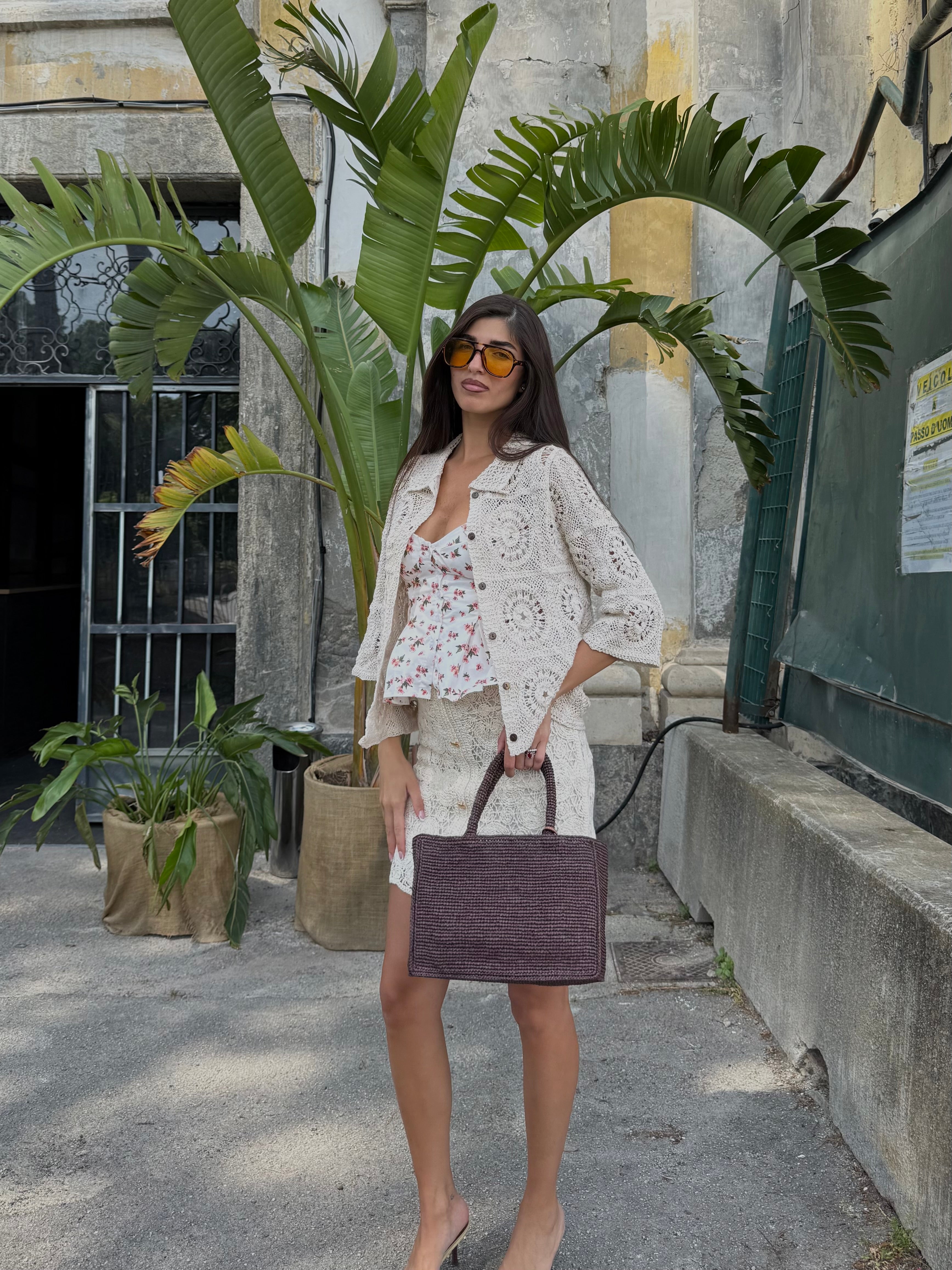 Cardigan in Crochet