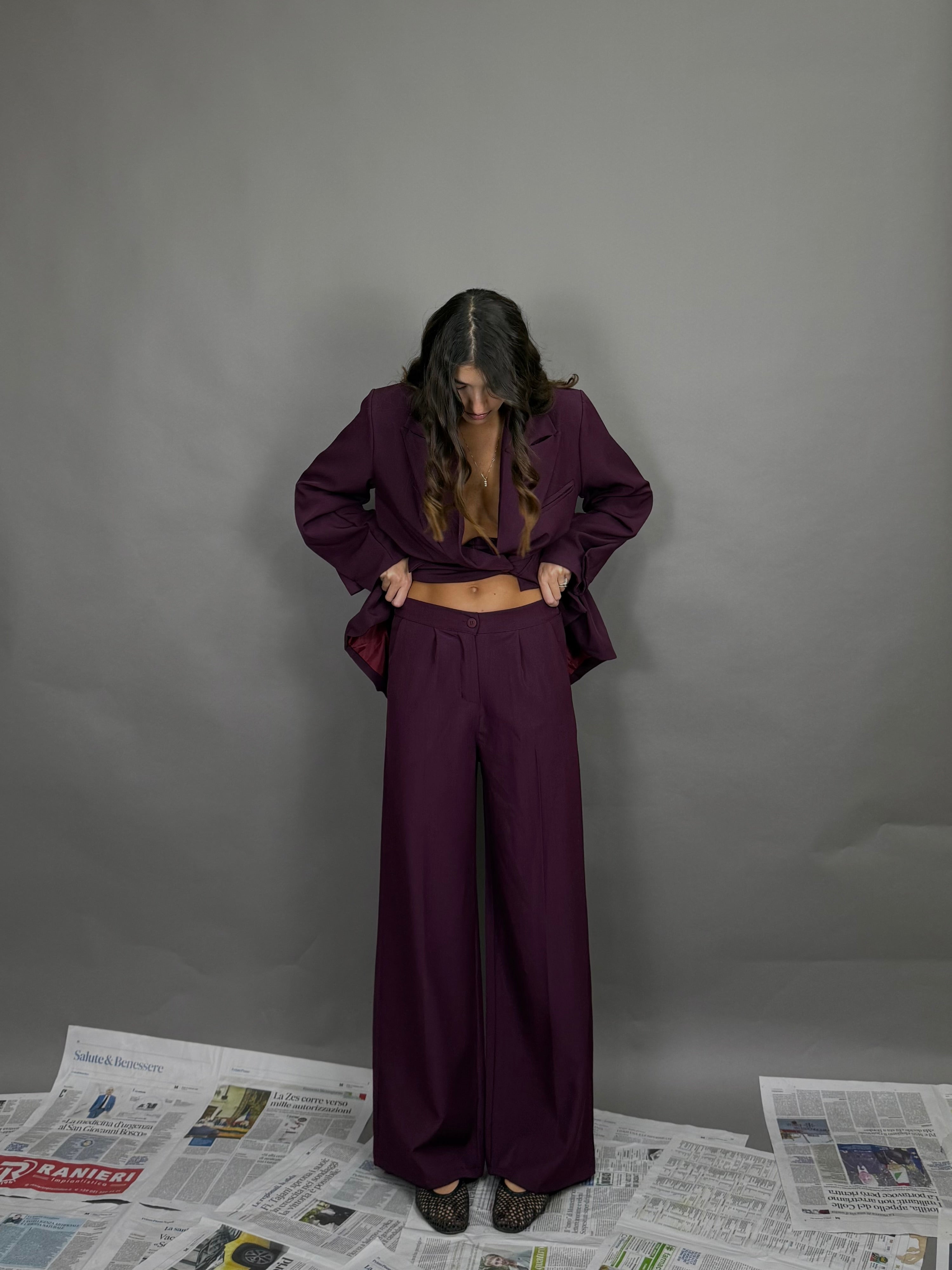 Tailleur Office melenzana