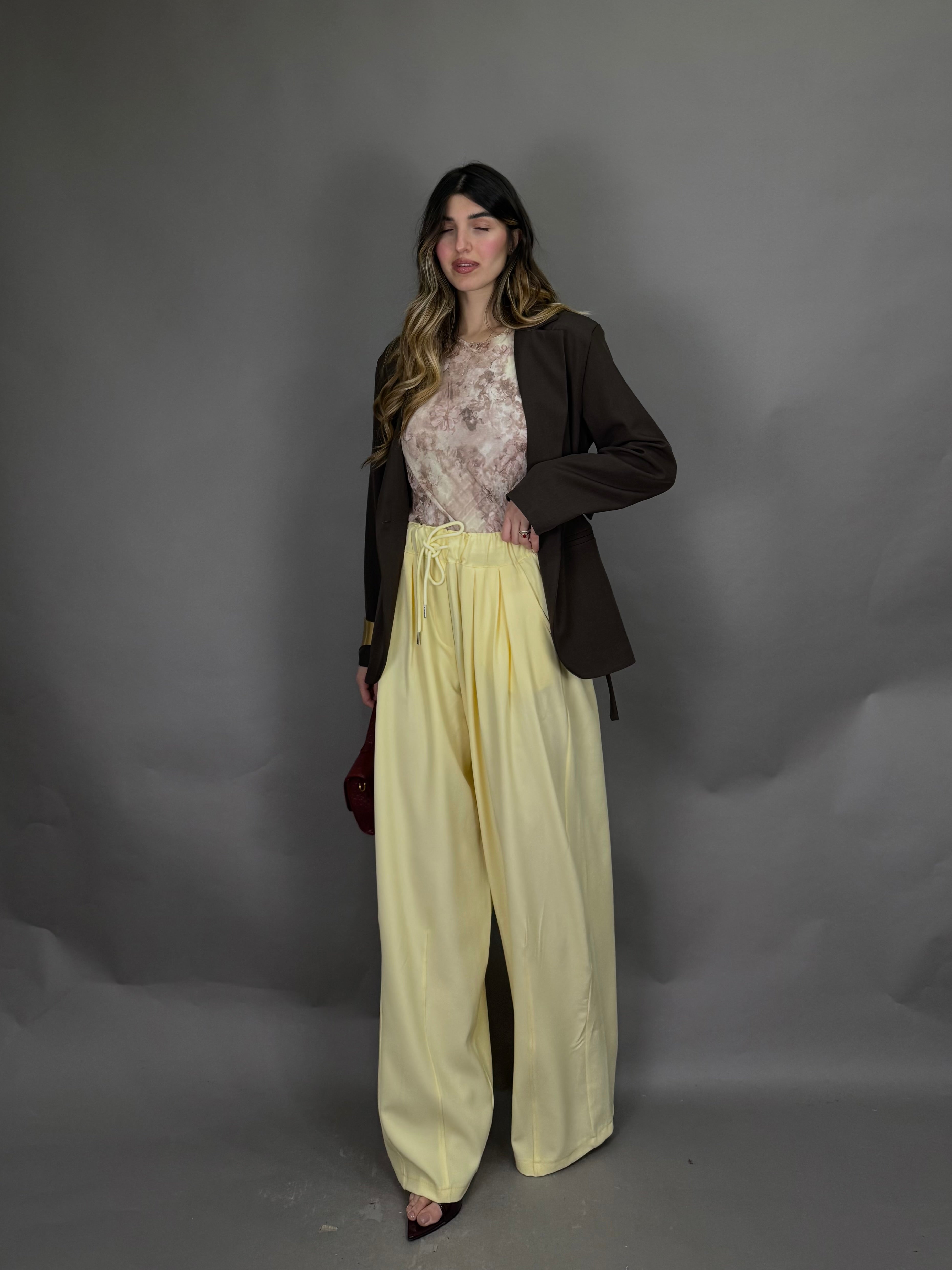 Pantalone Myriam giallo - LadyB Shop Online