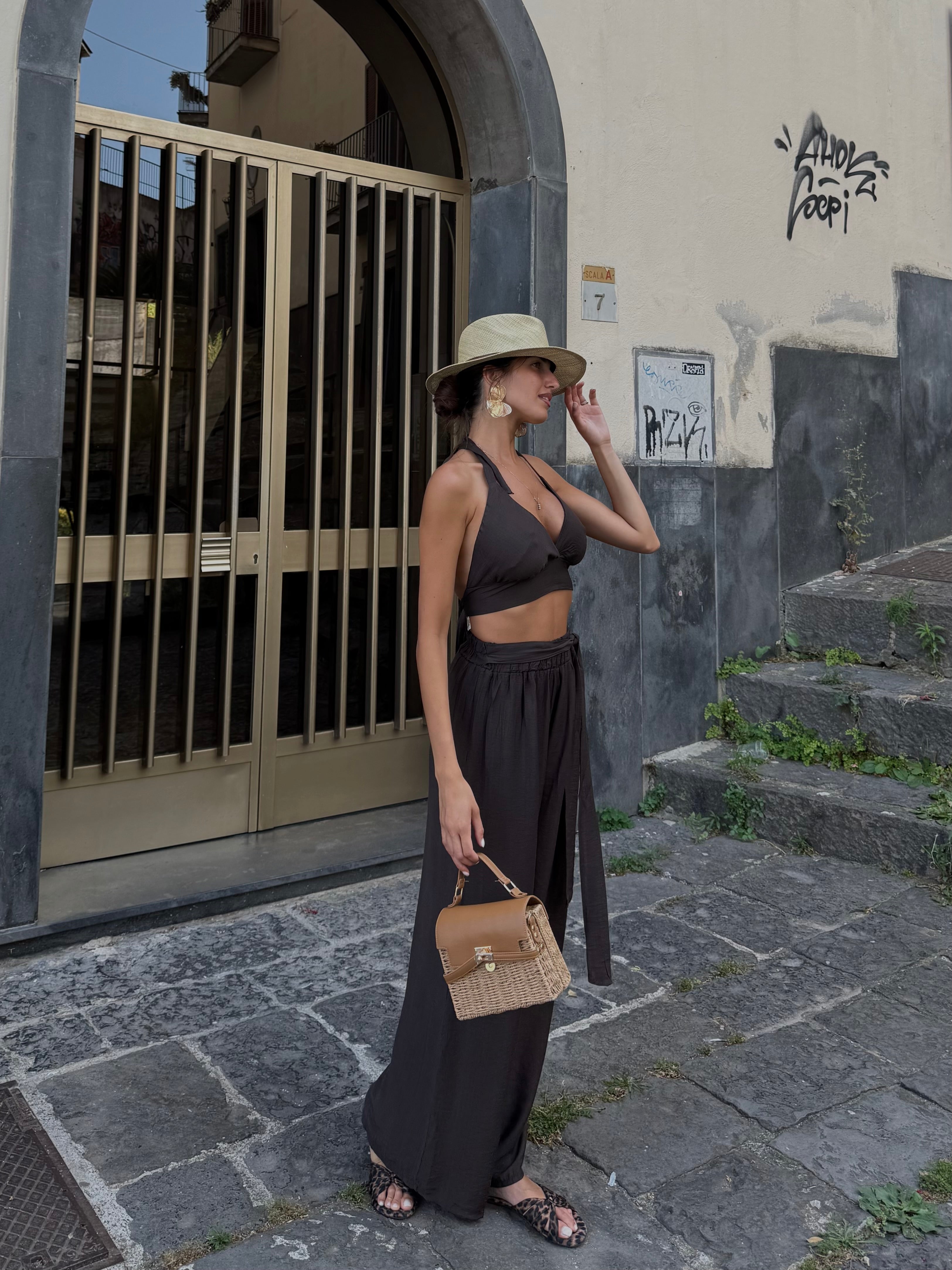 Coordinato Assia marrone - LadyB Shop Online