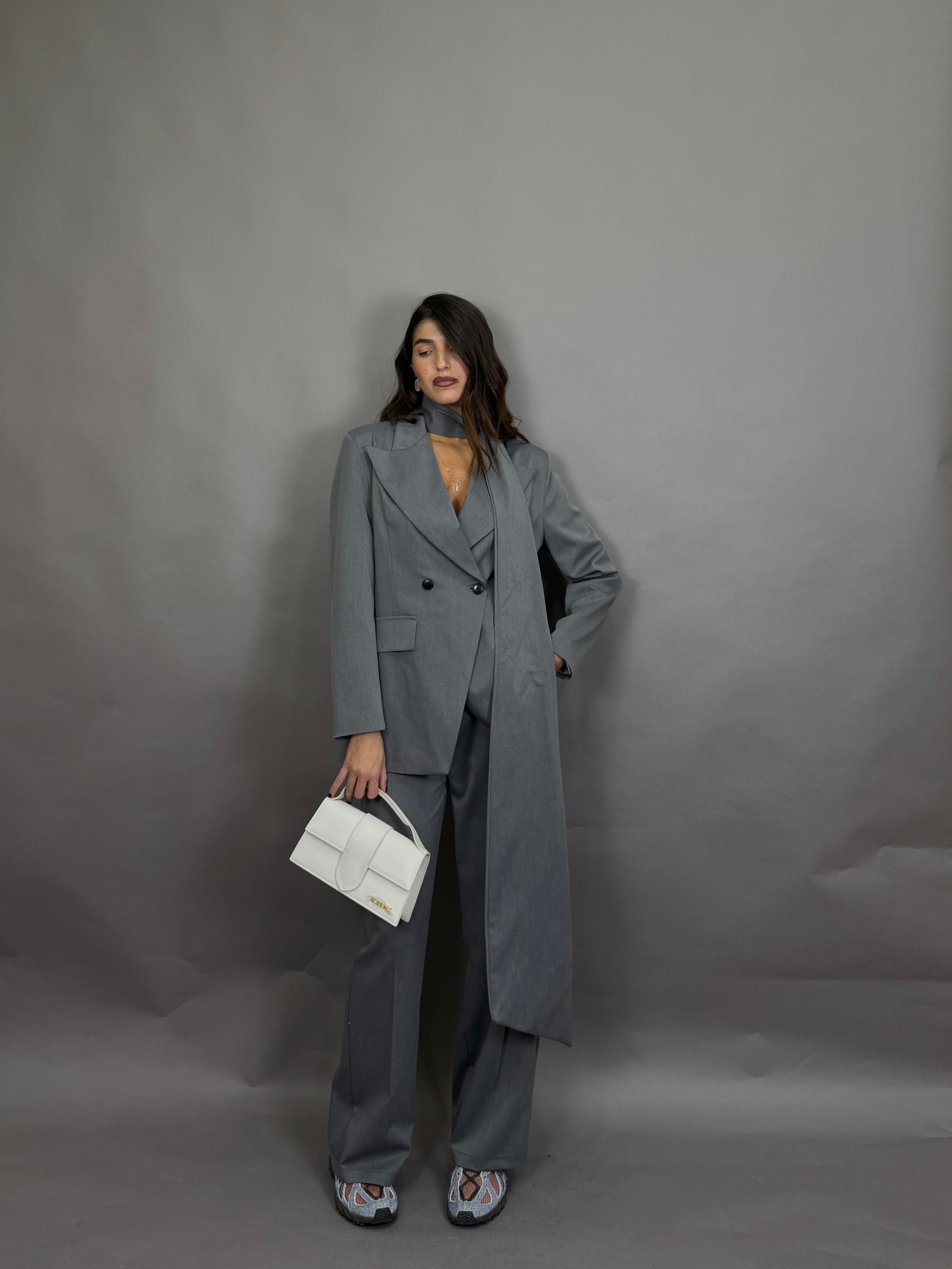 Tailleur Elena grigio