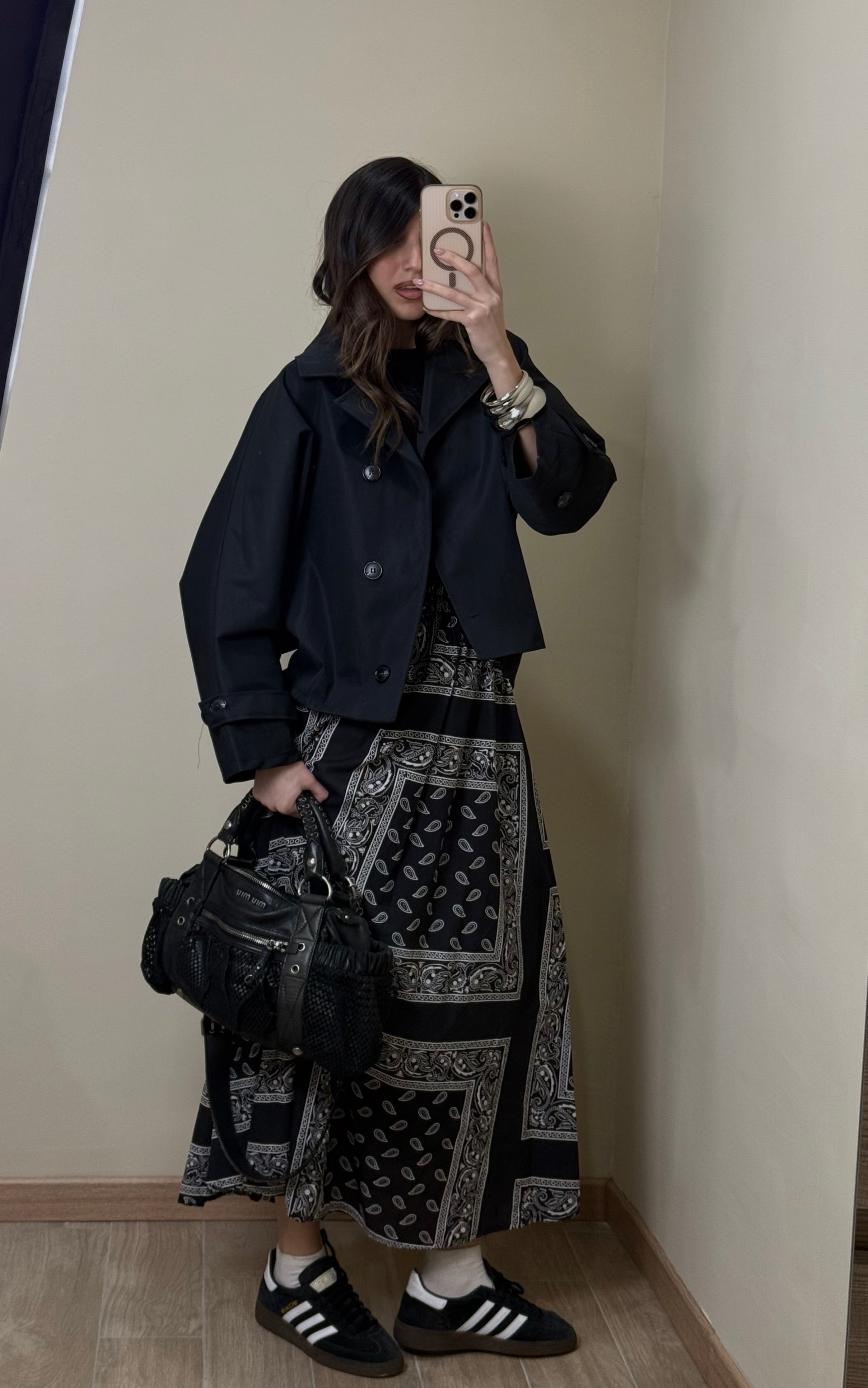 Trench Barbara nero - LadyB Shop Online