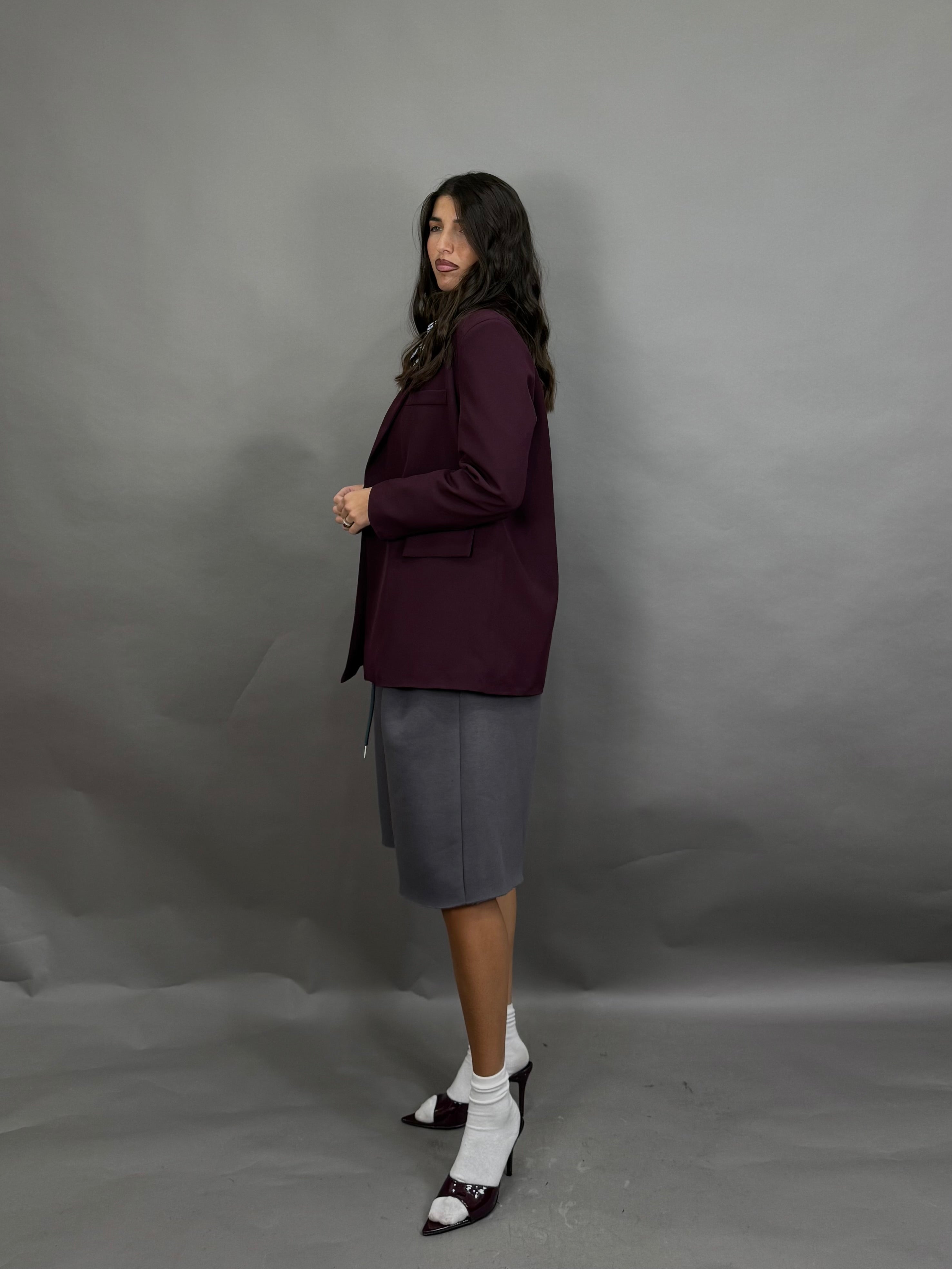 Blazer bordeaux by just
