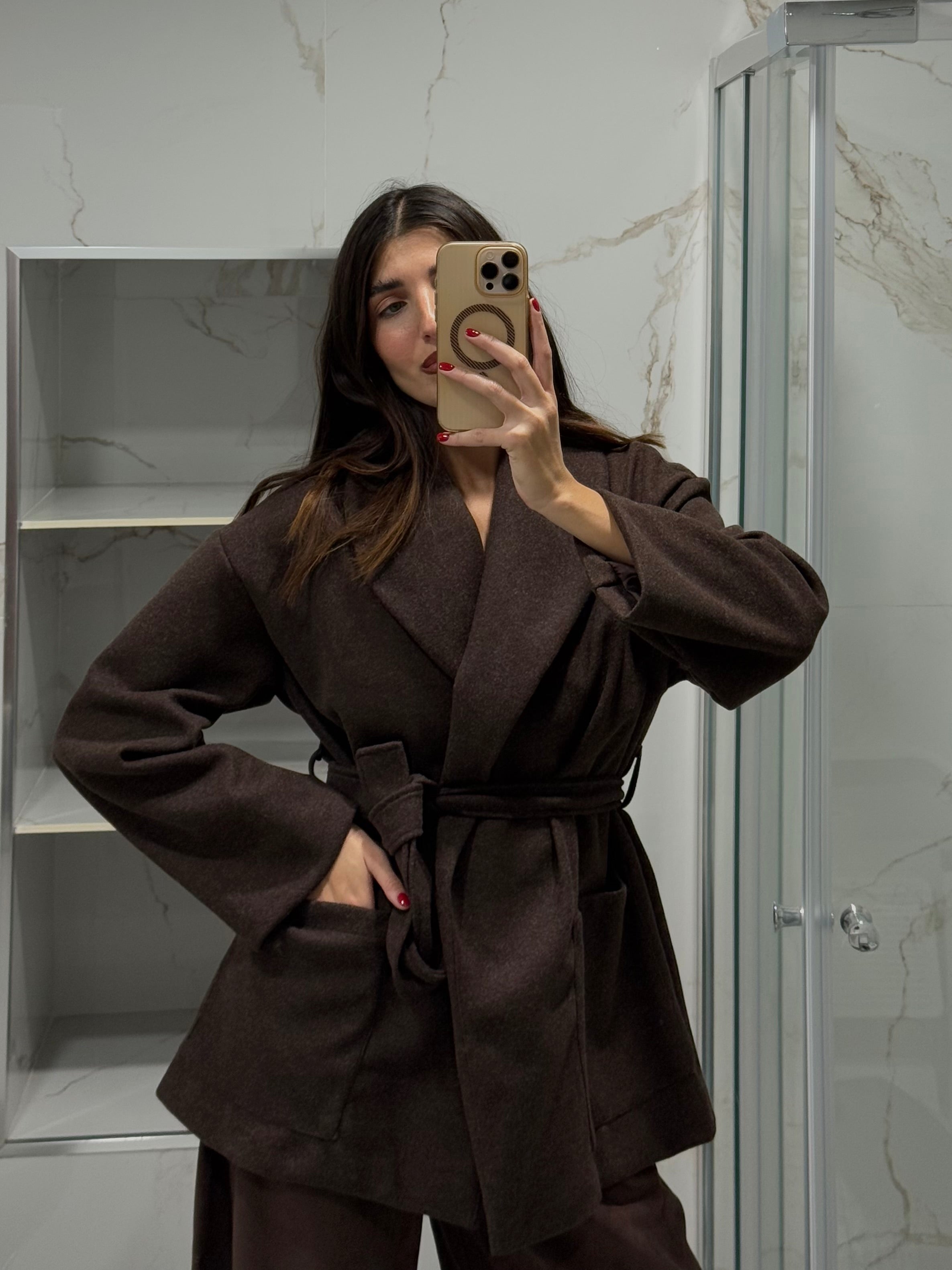 Blazer Karen marrone