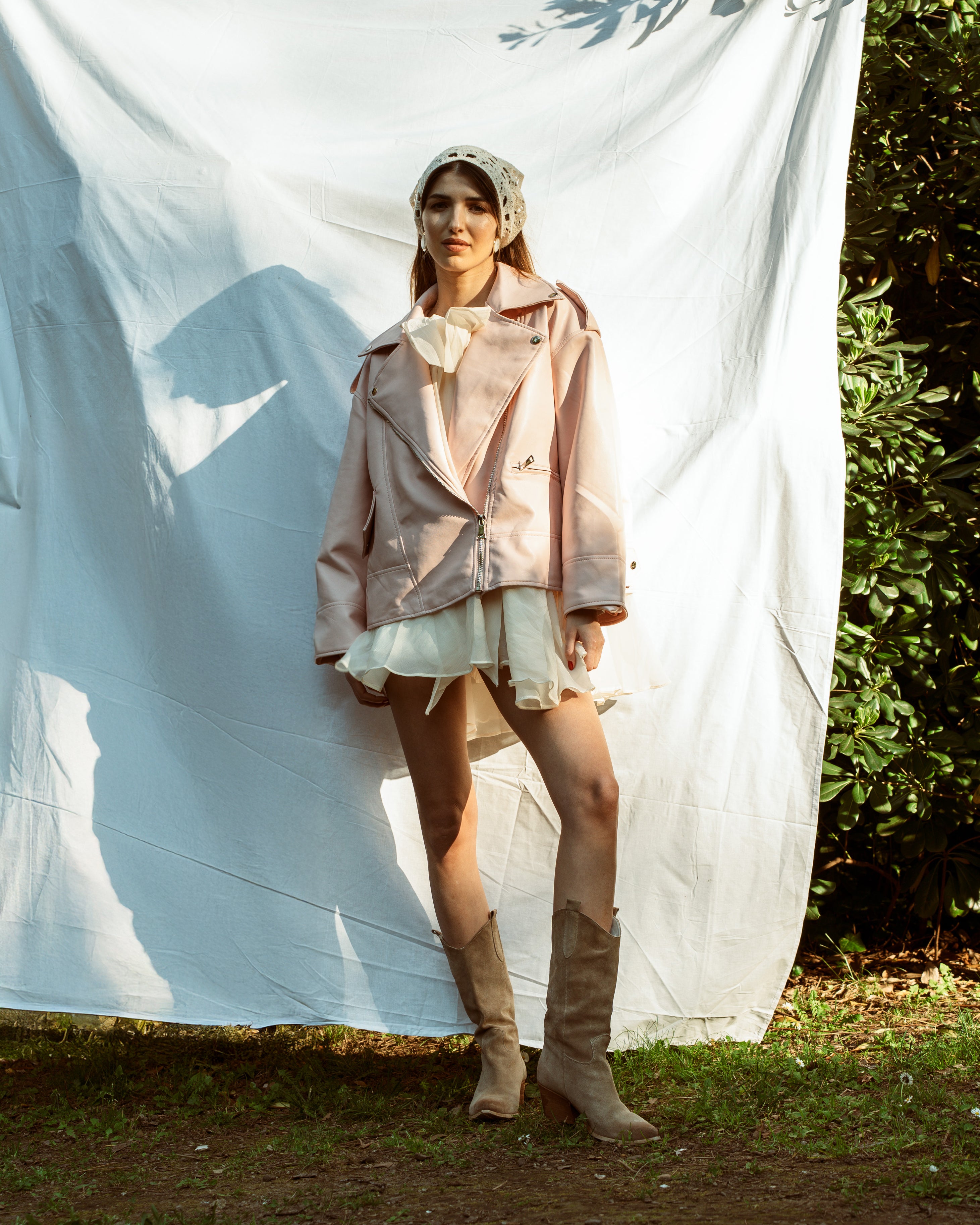 Chiodo overizse rosa - LadyB Shop Online