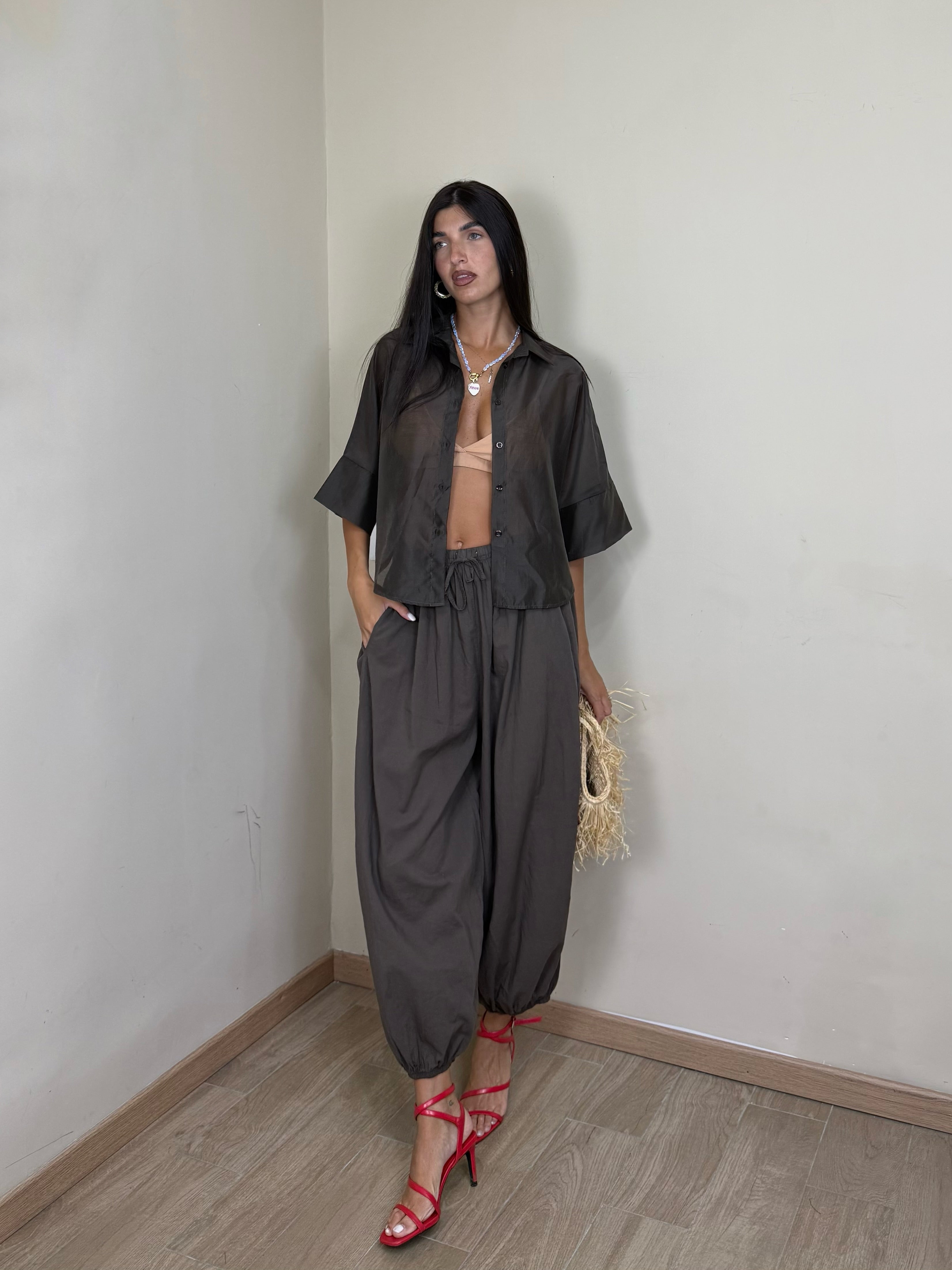 Pantalone ballon in cotone