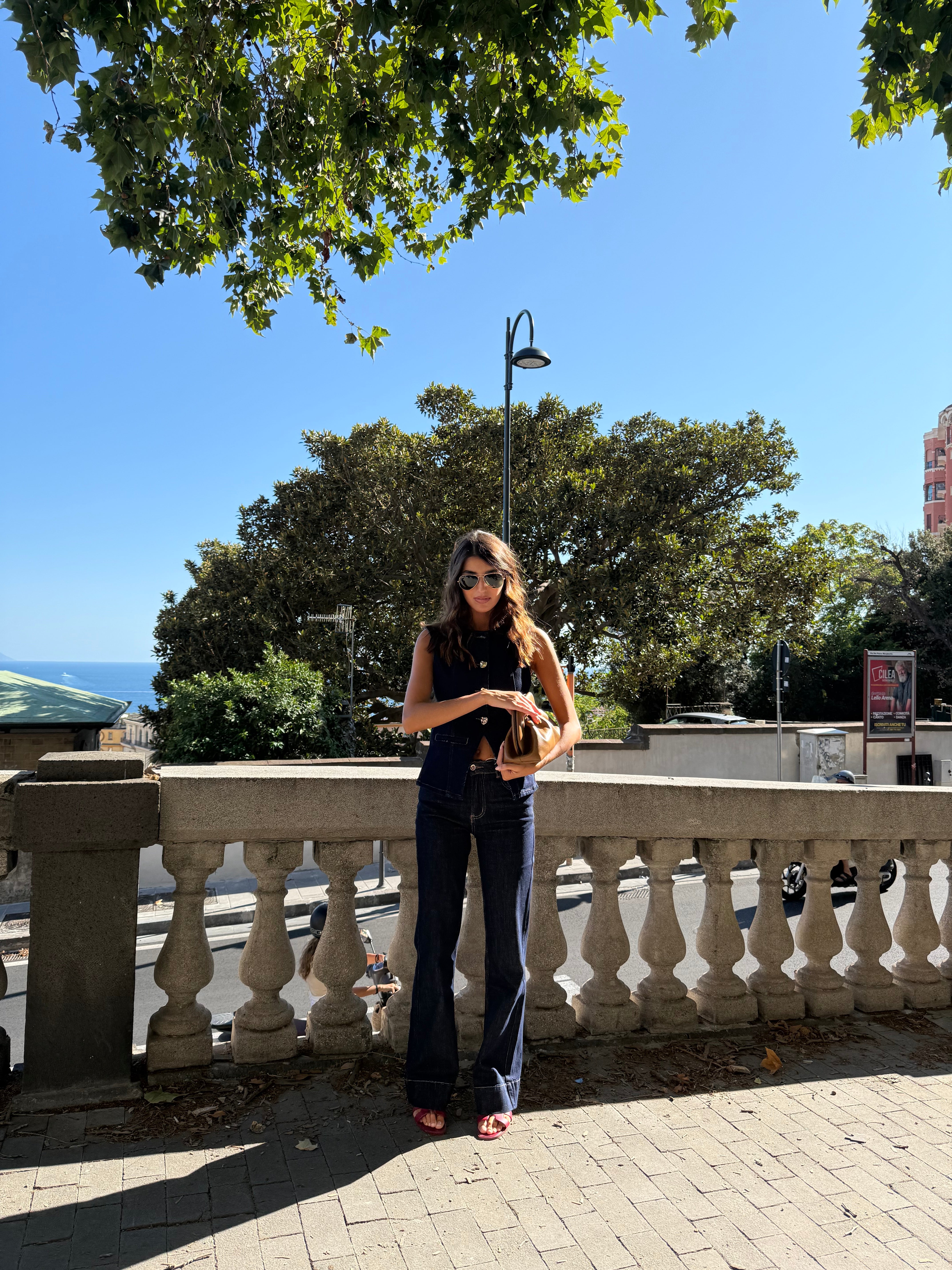 Jeans zampetta scuro