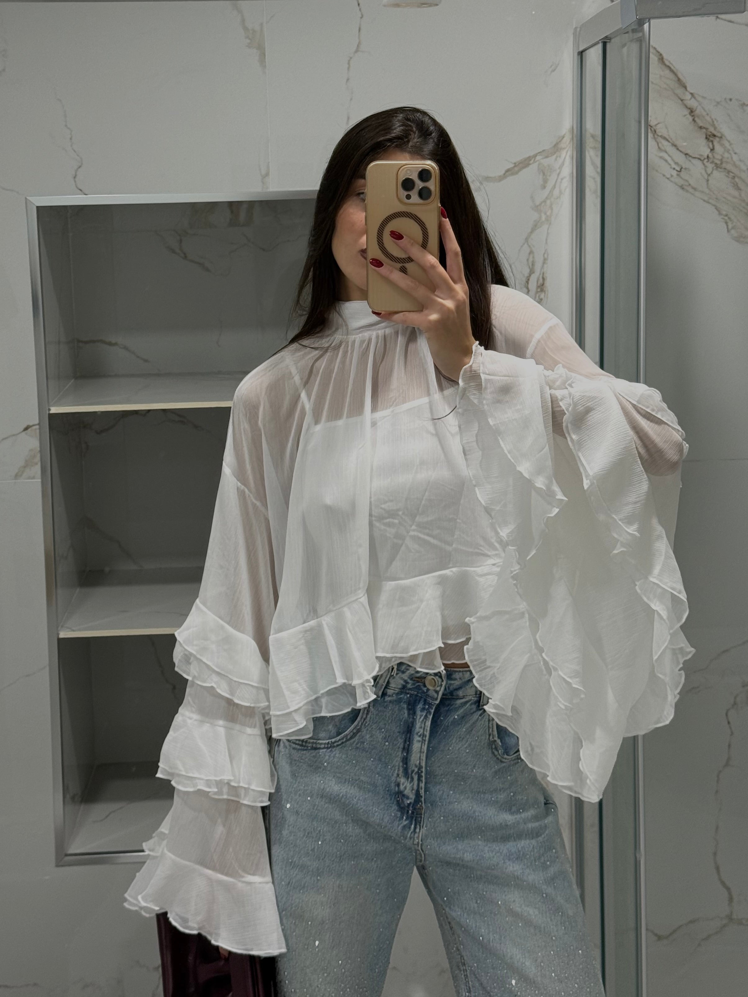 Blusa Evelina bianca