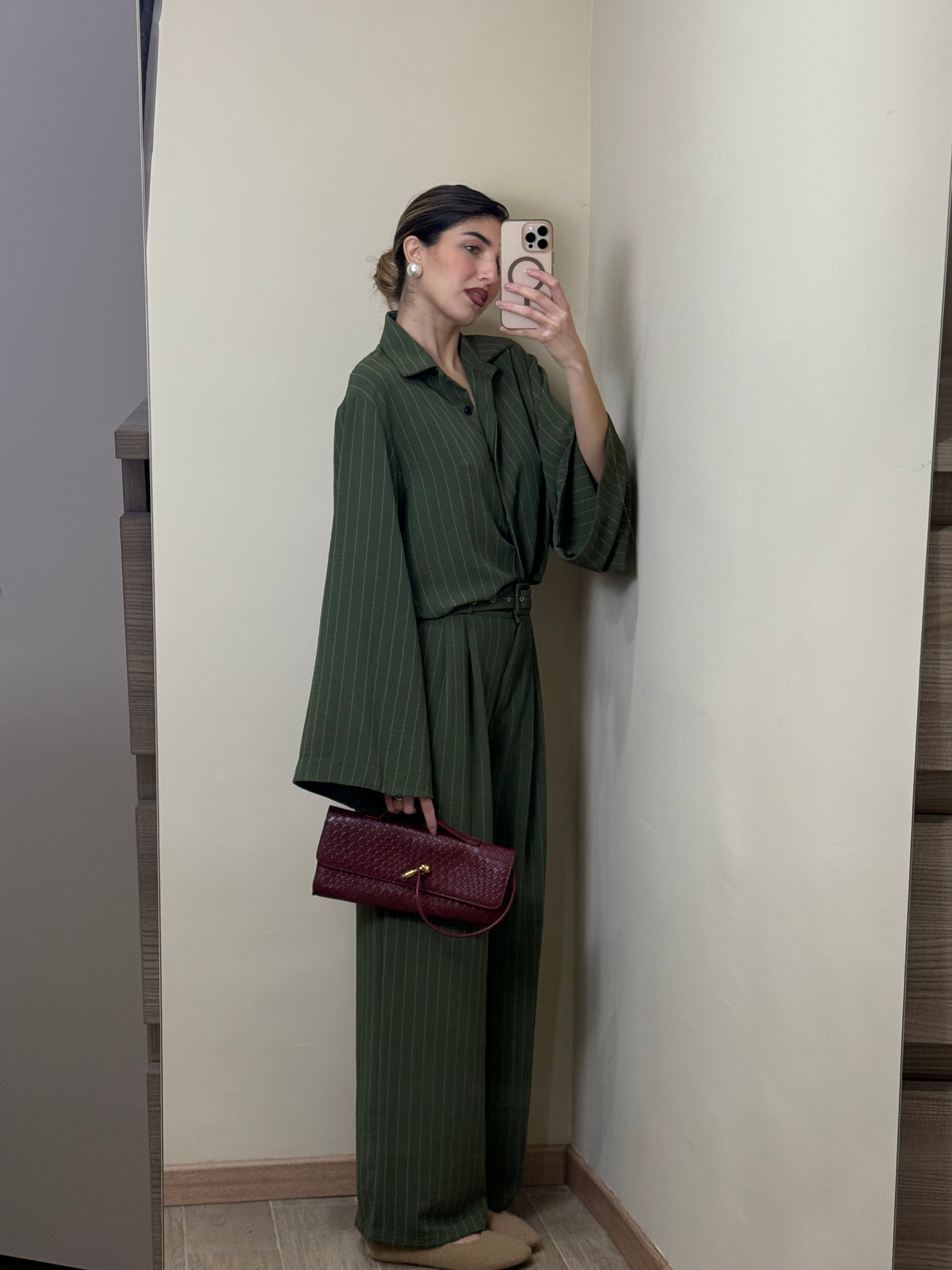 Coordinato Comfy e Chic verde - LadyB Shop Online