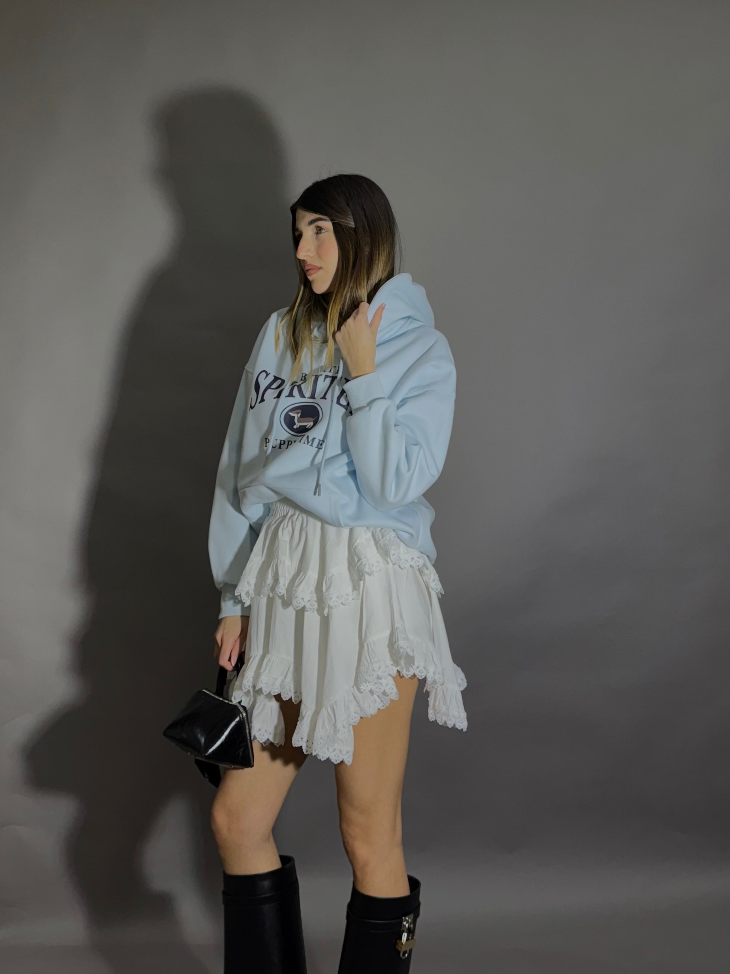 Felpa azzurra - LadyB Shop Online